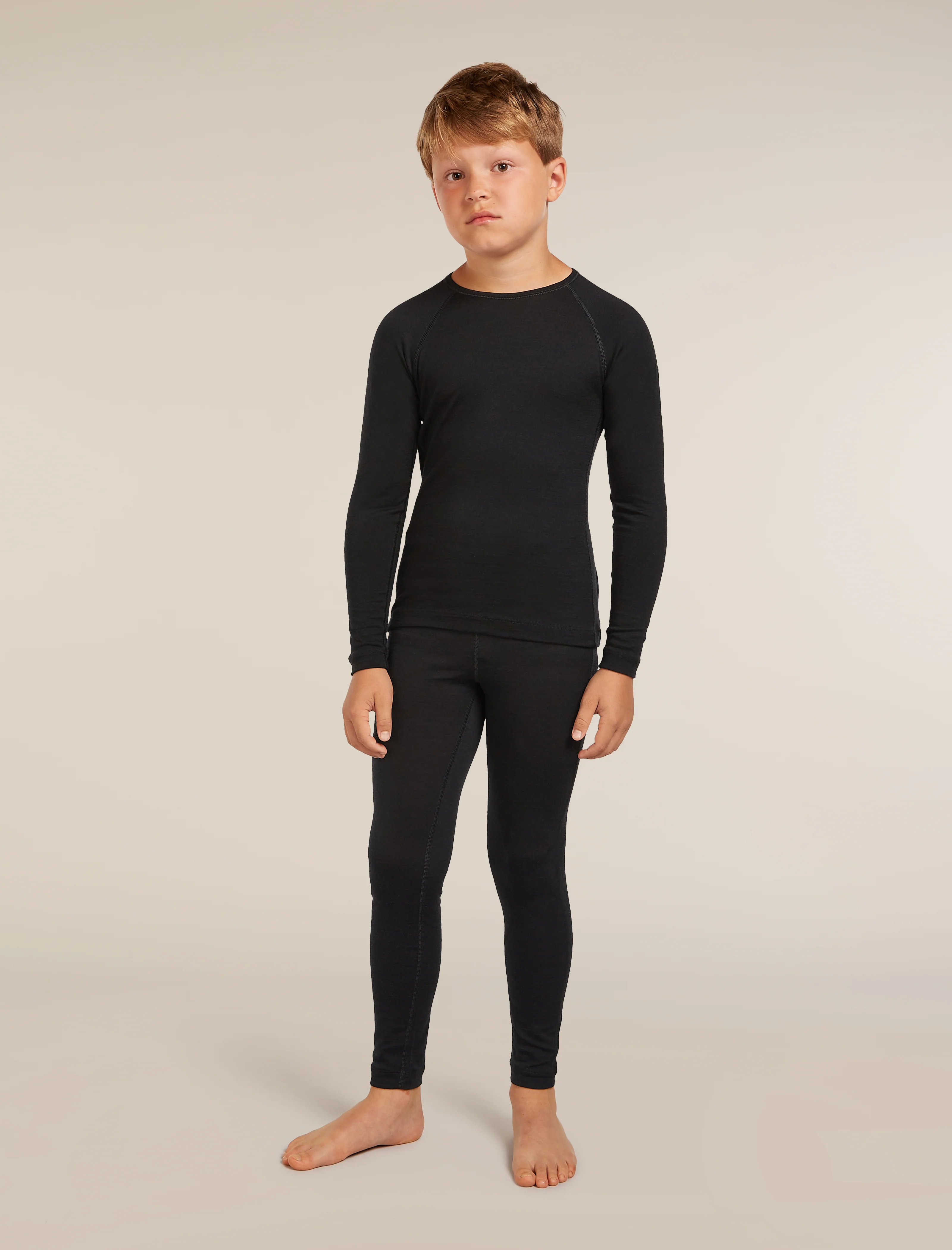 Kids’ Merino 200 Oasis Long Sleeve Crew Thermal Top - Image 5