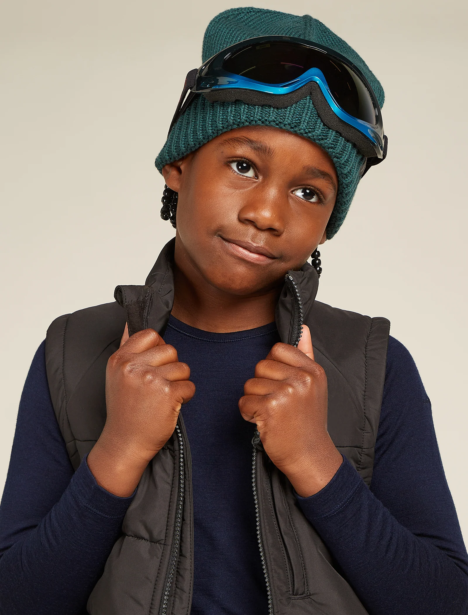 Kids’ Merino 200 Oasis Long Sleeve Crew Thermal Top - Image 10