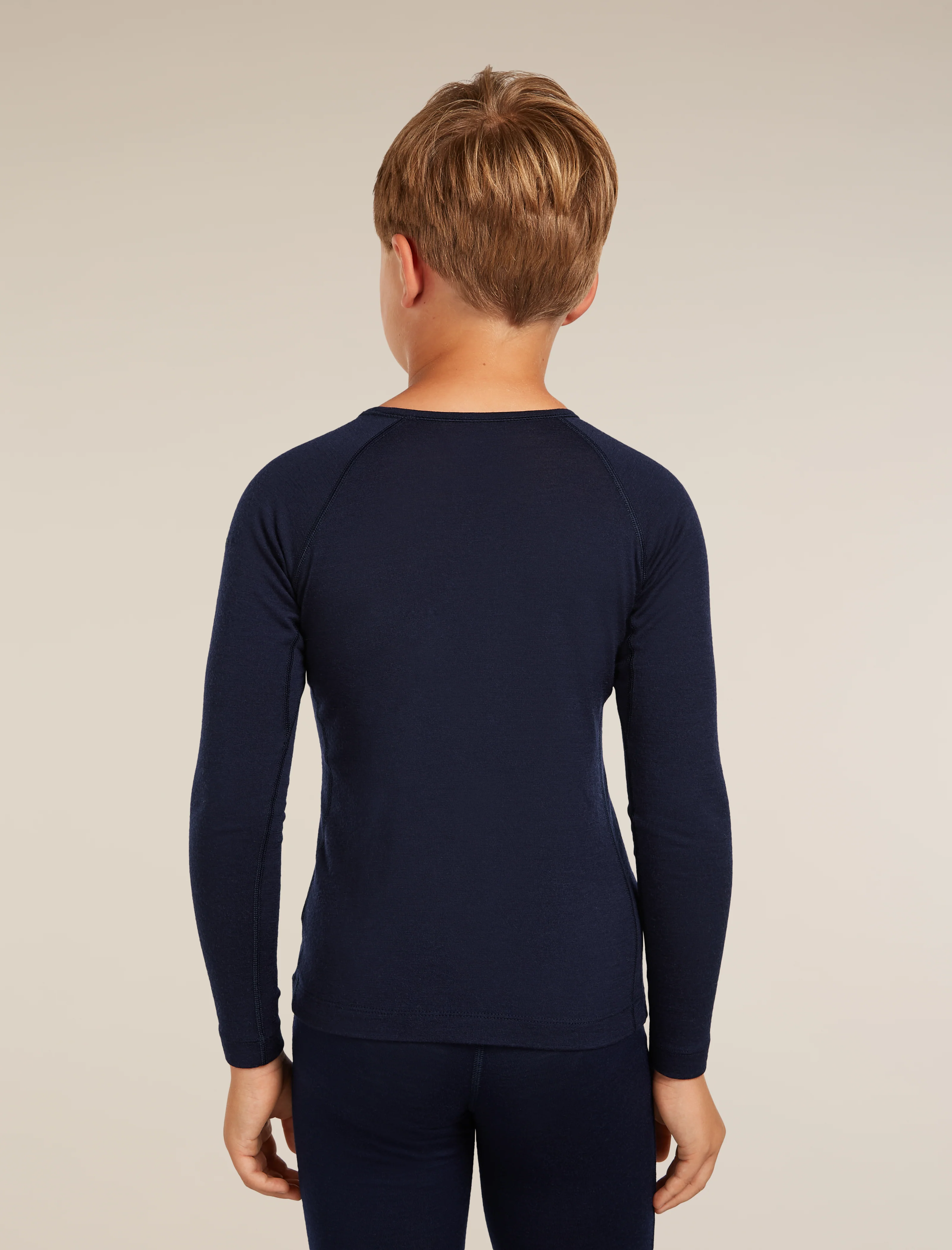 Kids’ Merino 200 Oasis Long Sleeve Crew Thermal Top - Image 4