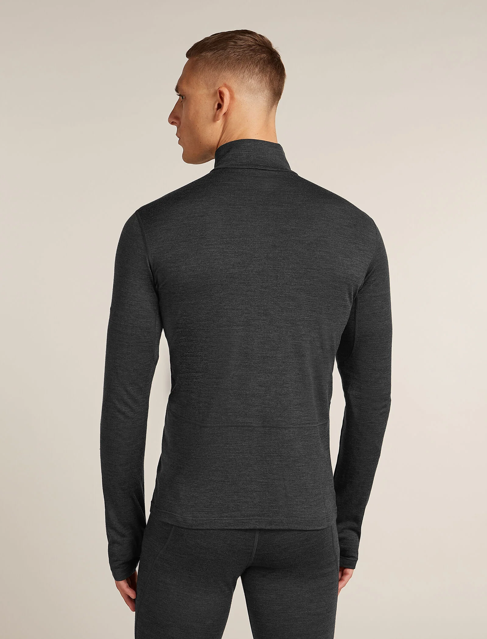 Men’s 200 MerinoFine™ Ace Long Sleeve Half Zip Thermal Top - Image 2