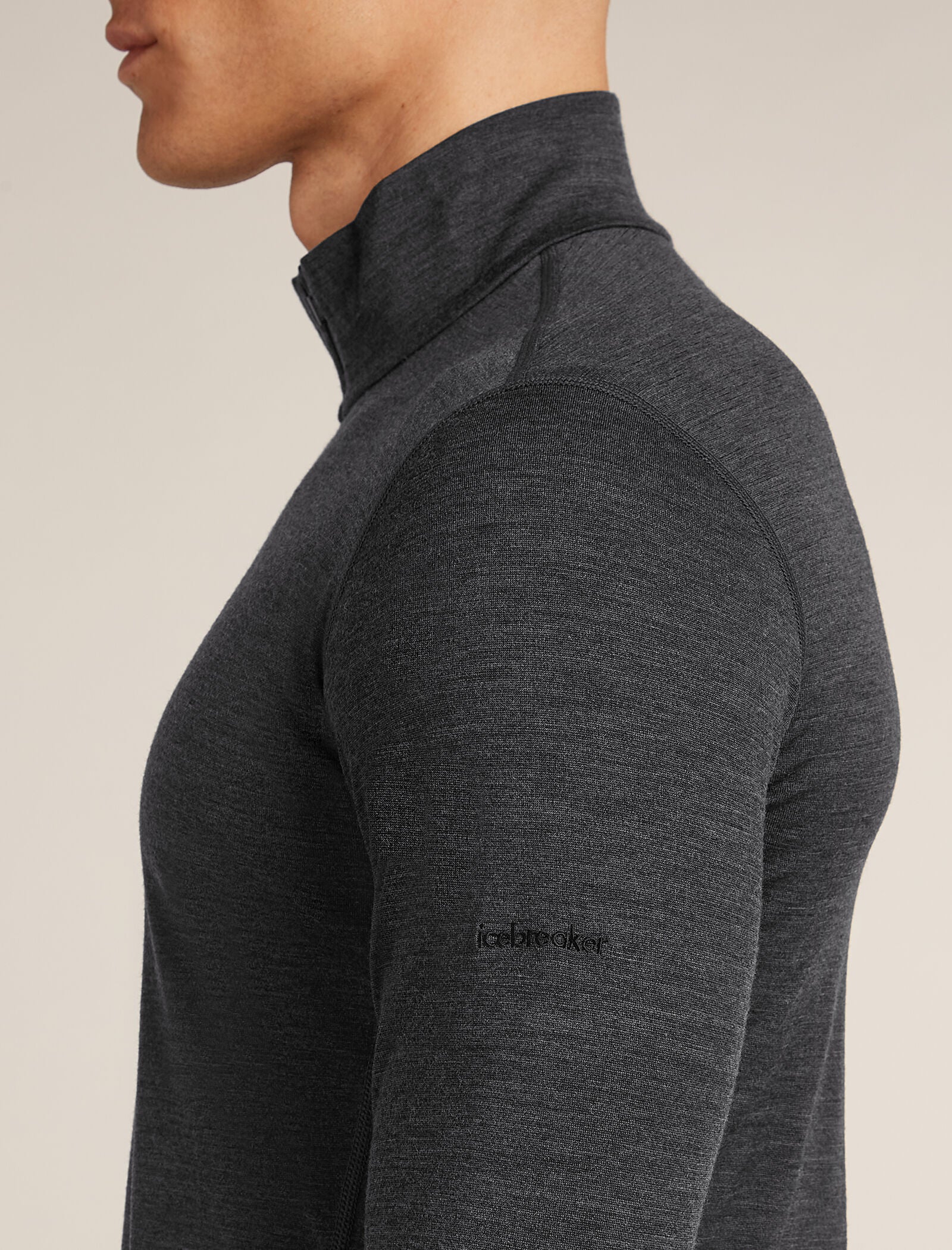 Men’s 200 MerinoFine™ Ace Long Sleeve Half Zip Thermal Top - Image 5