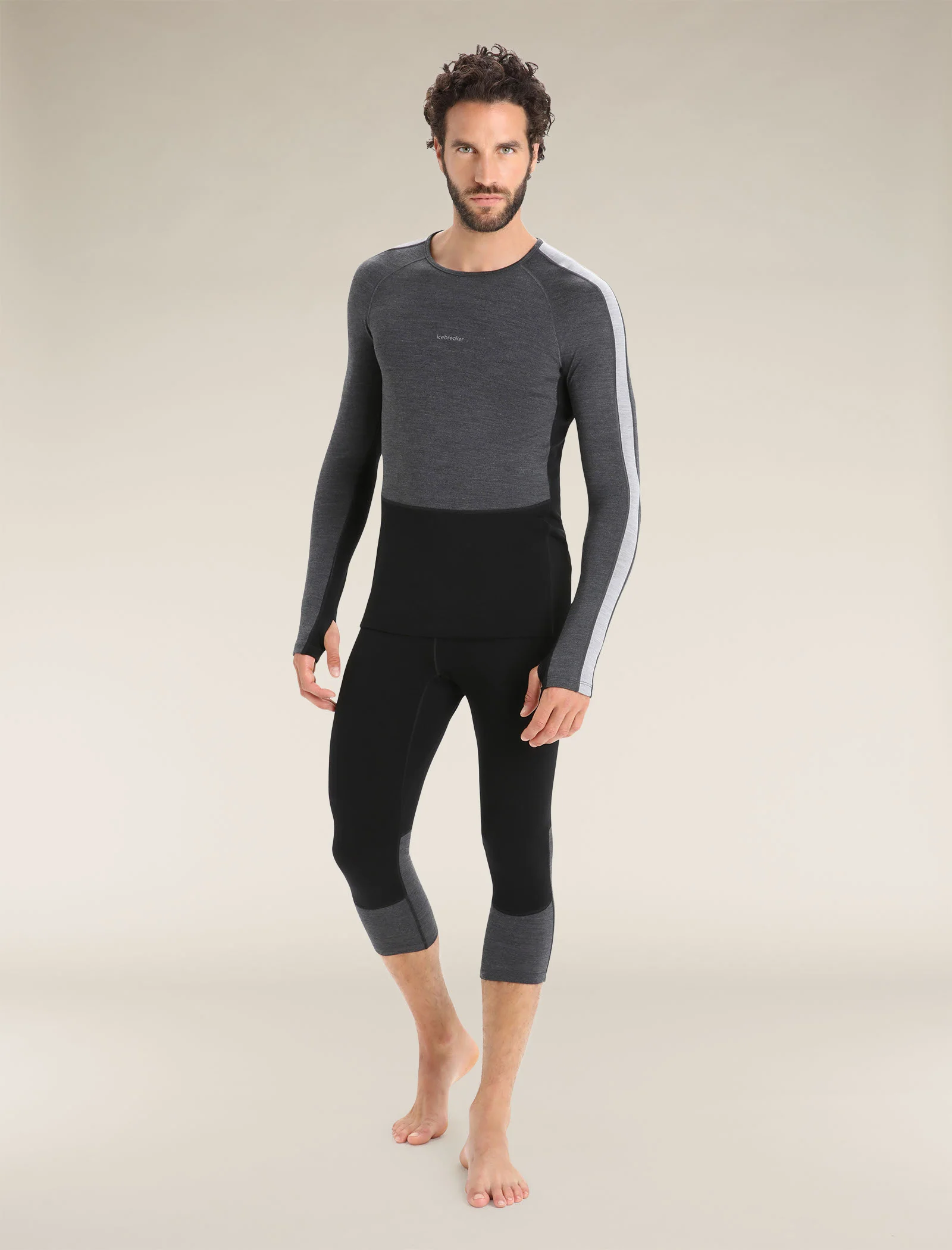 Men’s 260 ZoneKnit™ Long Sleeve Crew Thermal Top - Image 3