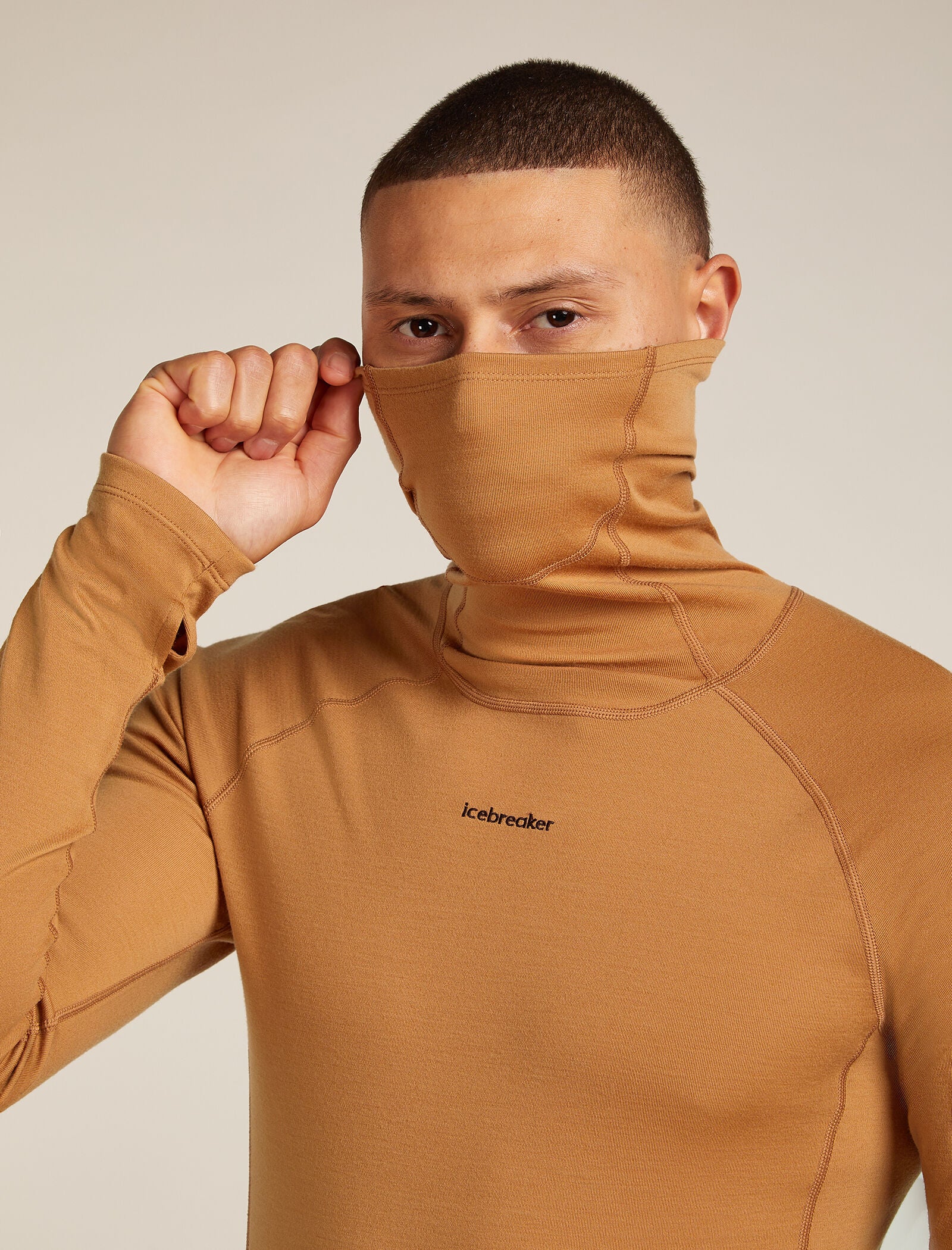 Men’s 300 MerinoFine™ Polar Long Sleeve Roll Neck Thermal Top - Image 5