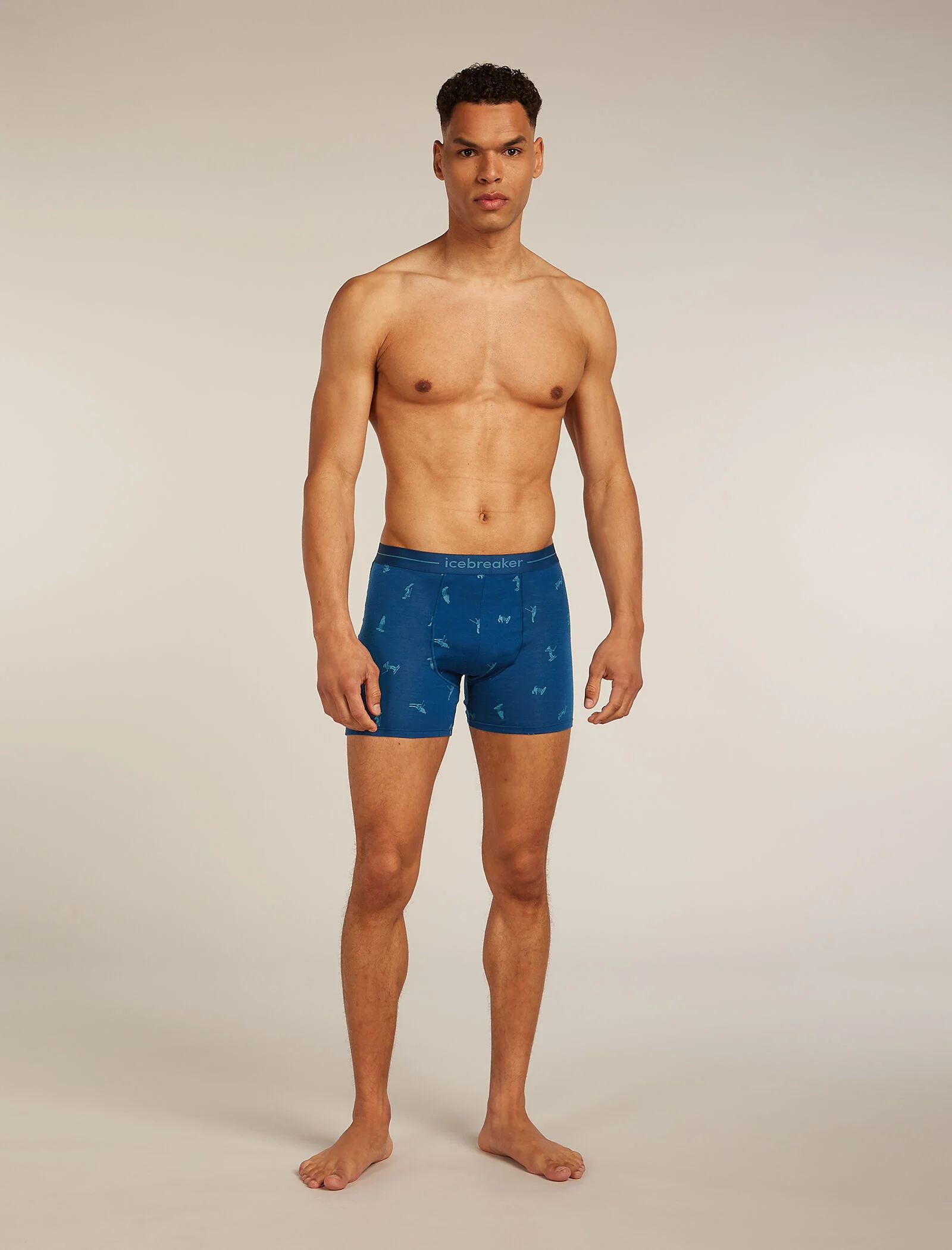 Men’s Merino 150 Anatomica Boxers Ski Day - Image 3
