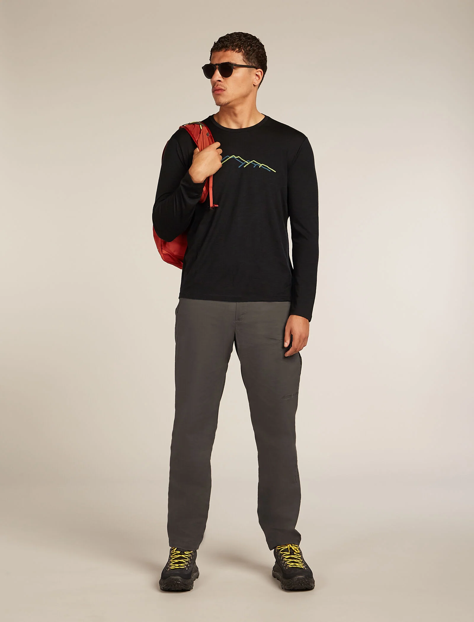 Men’s Merino 150 Tech Lite Long Sleeve T-Shirt Rainer Ridge - Image 4