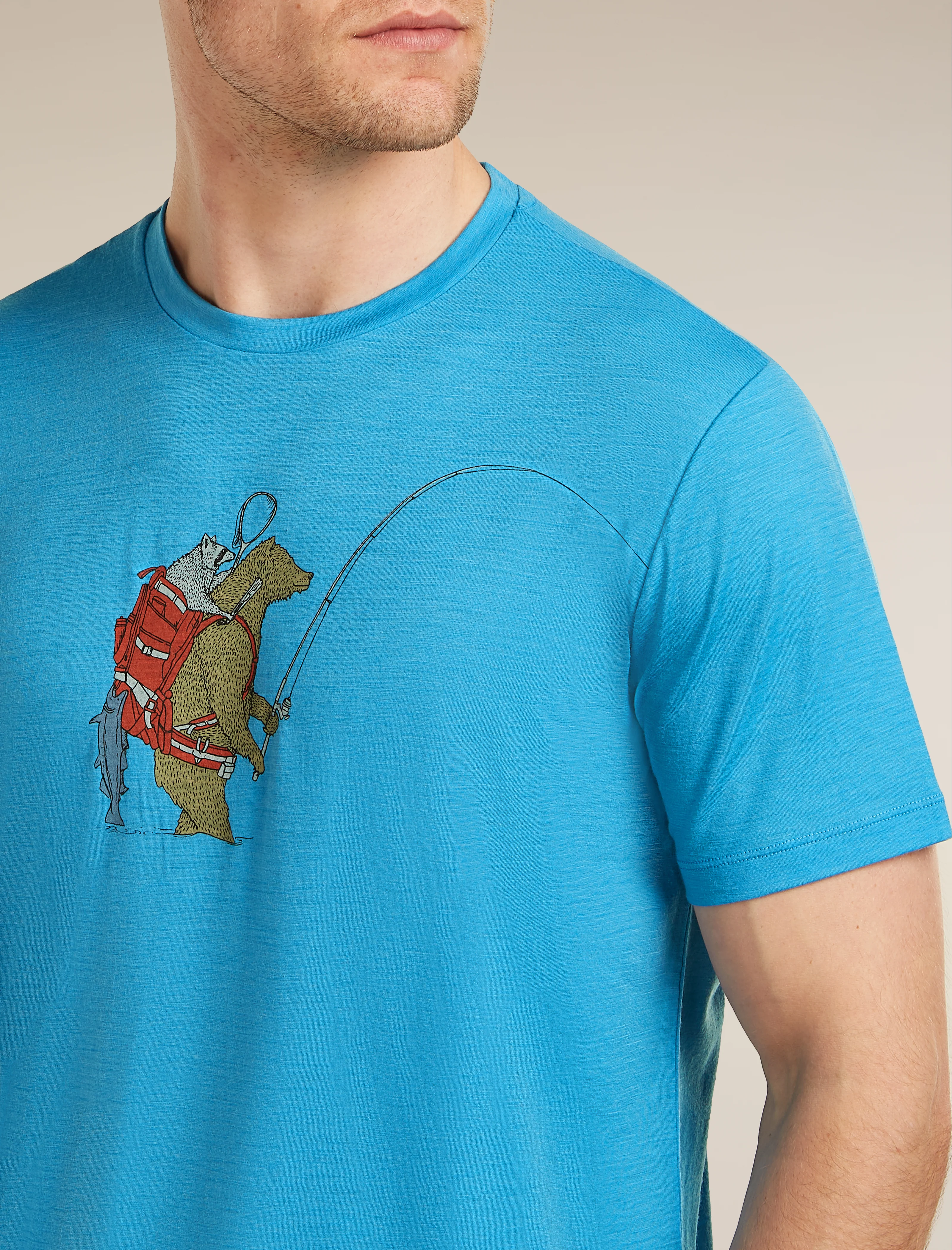 Men’s Merino 150 Tech Lite Short Sleeve T-Shirt Bear Catch - Image 5