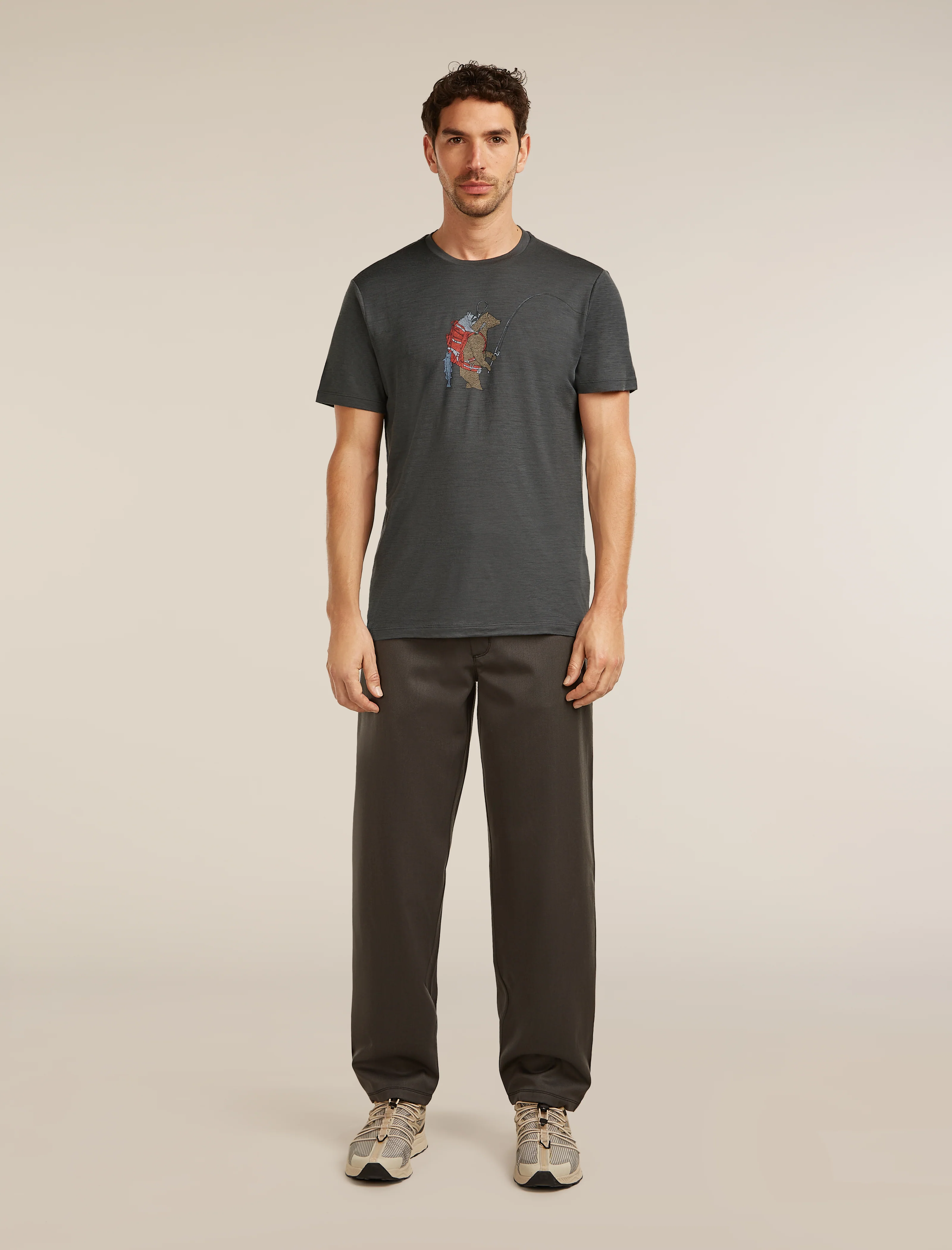 Men’s Merino 150 Tech Lite Short Sleeve T-Shirt Bear Catch - Image 3