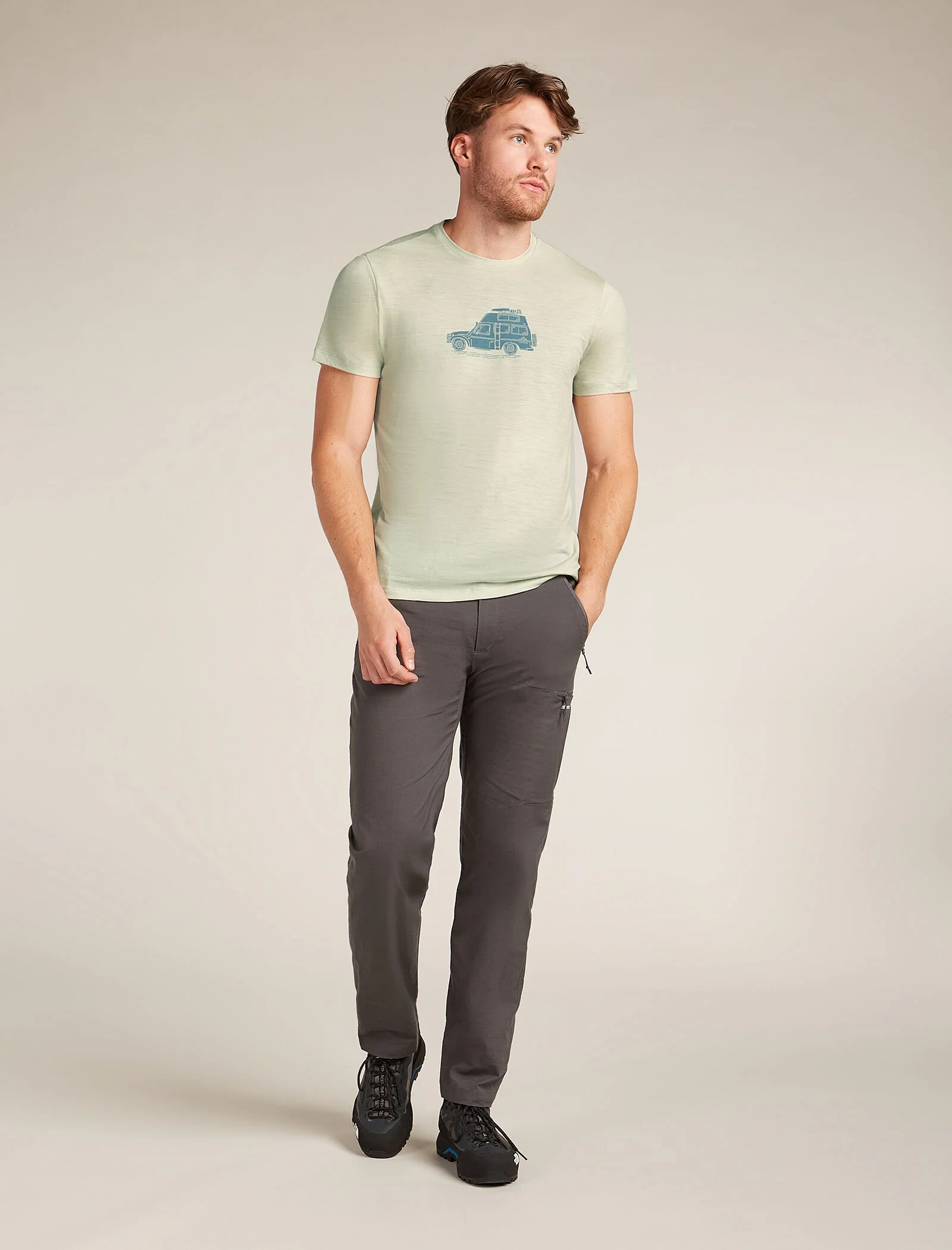 Men’s Merino 150 Tech Lite Short Sleeve T-Shirt Cosy Camper - Image 3