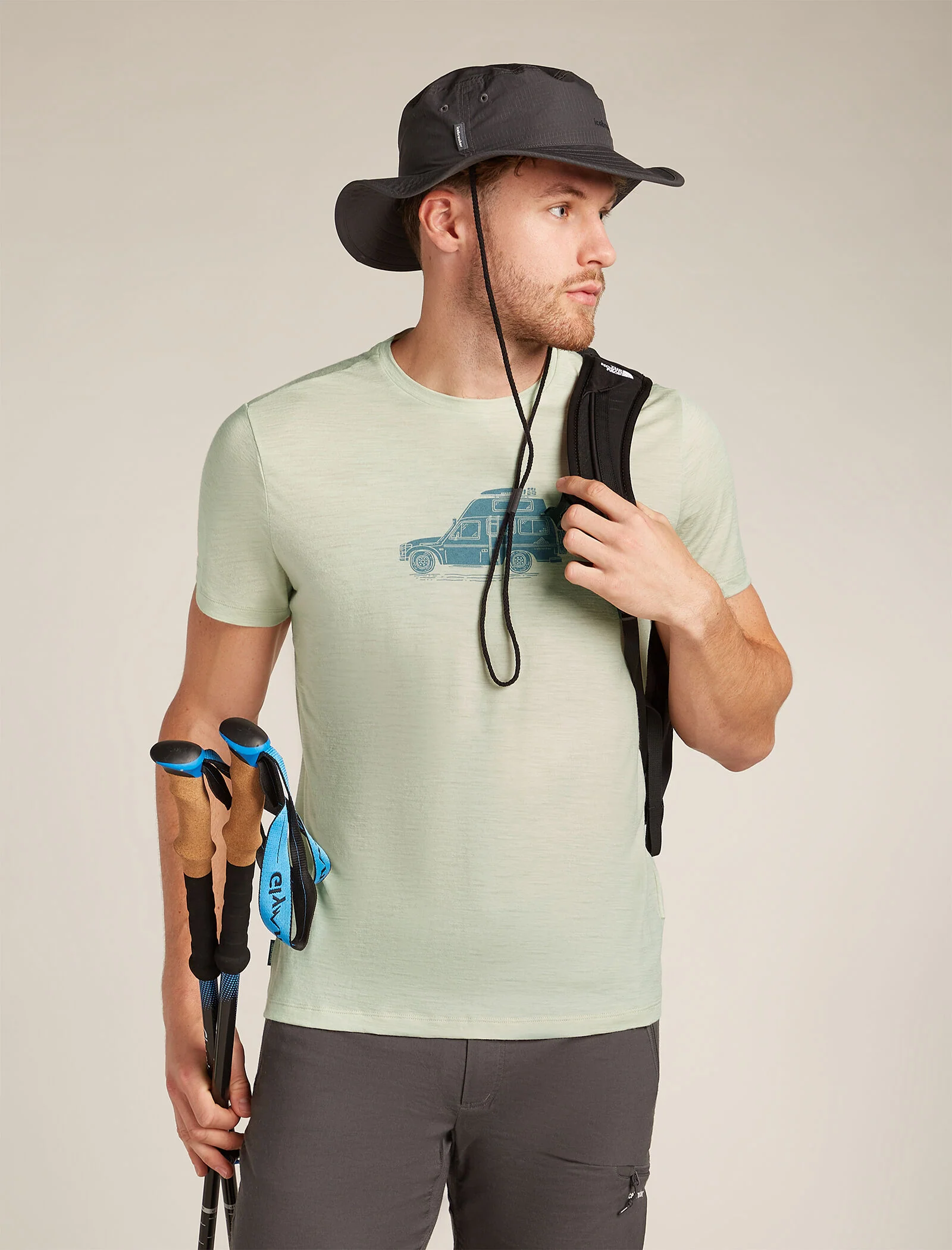 Men’s Merino 150 Tech Lite Short Sleeve T-Shirt Cosy Camper - Image 4
