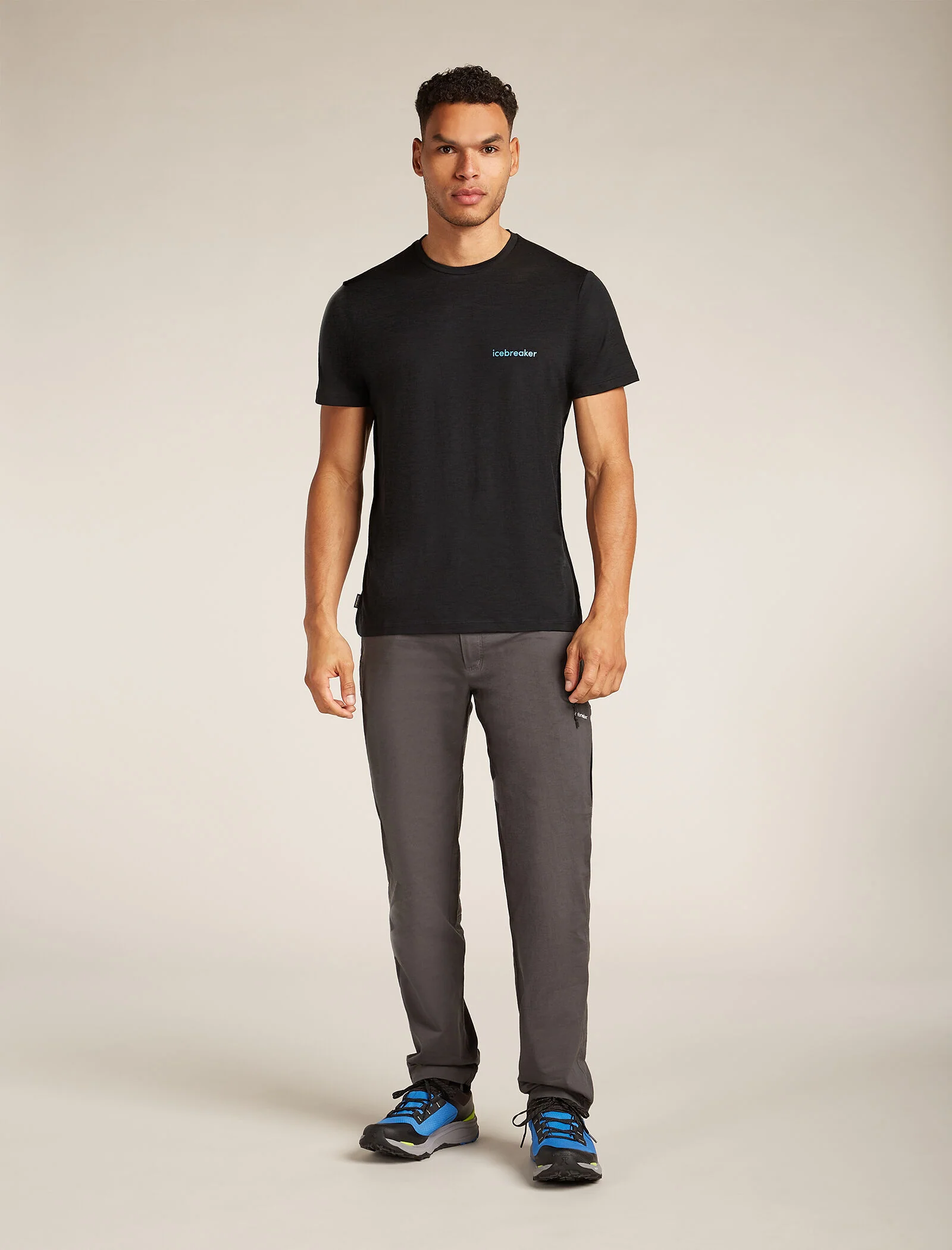 Men’s Merino 150 Tech Lite Short Sleeve T-Shirt IB Wordmark - Image 3