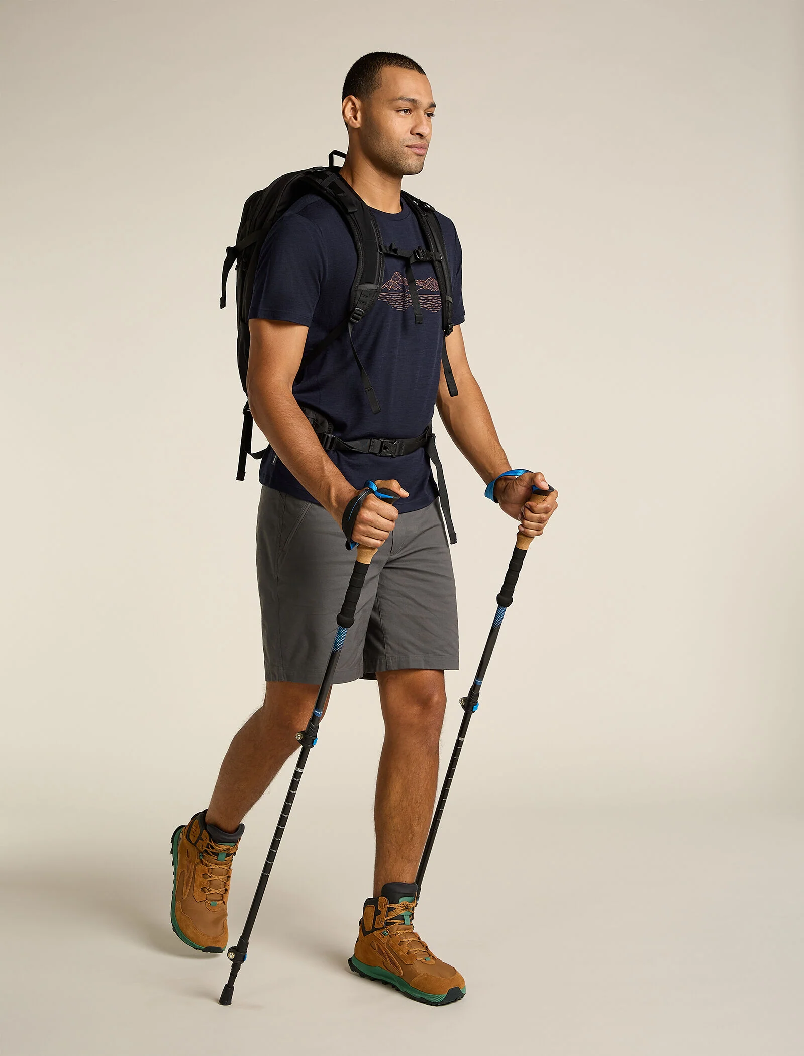 Men’s Merino 150 Tech Lite Short Sleeve T-Shirt Pukaki Reflected - Image 4