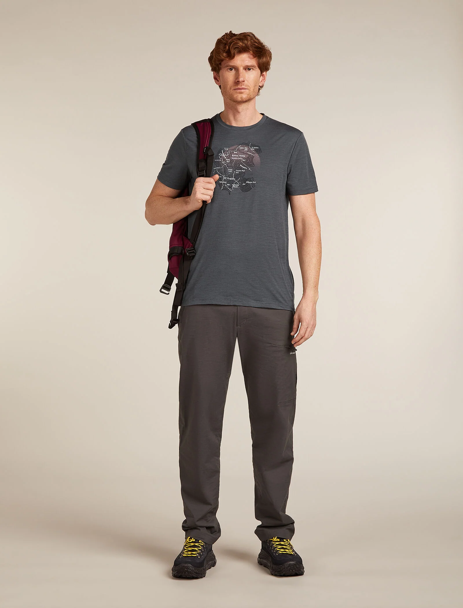 Men’s Merino 150 Tech Lite Short Sleeve T-Shirt Ruapehu Round - Image 4