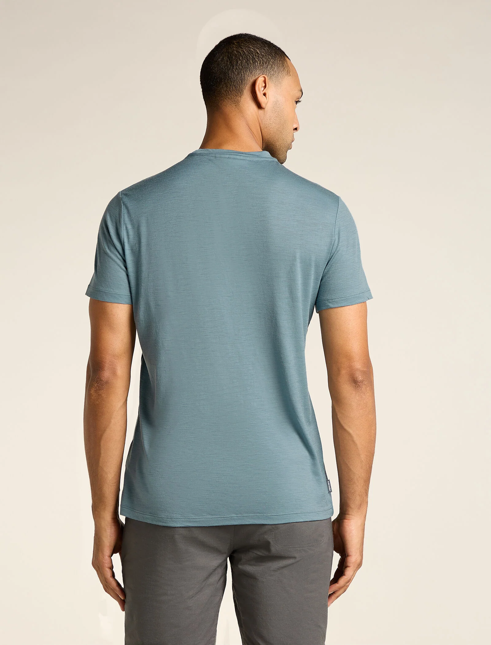 Men’s Merino 150 Tech Lite Short Sleeve T-Shirt Single Line Camp - Image 2