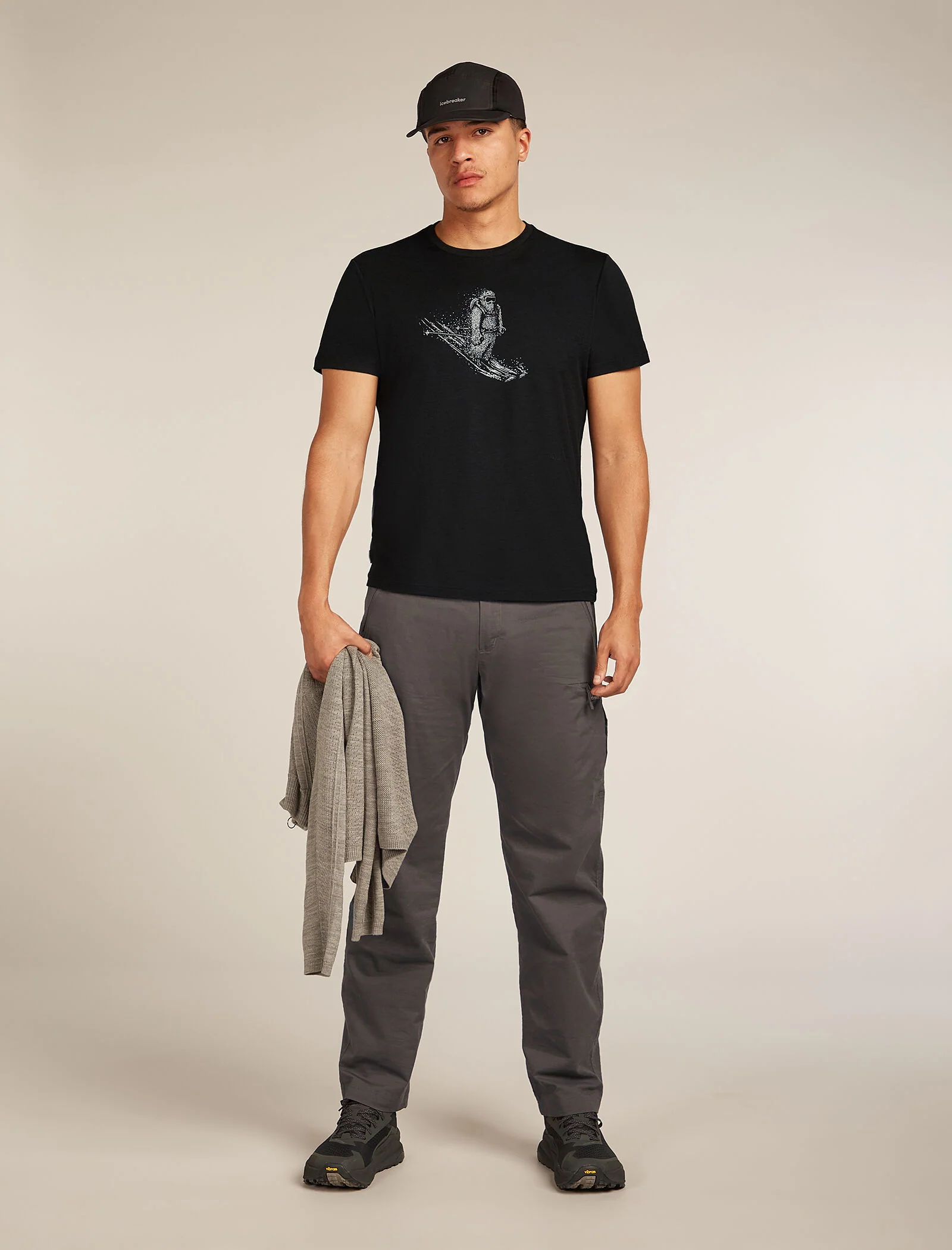 Men’s Merino 150 Tech Lite Short Sleeve T-Shirt Skiing Yeti - Image 4