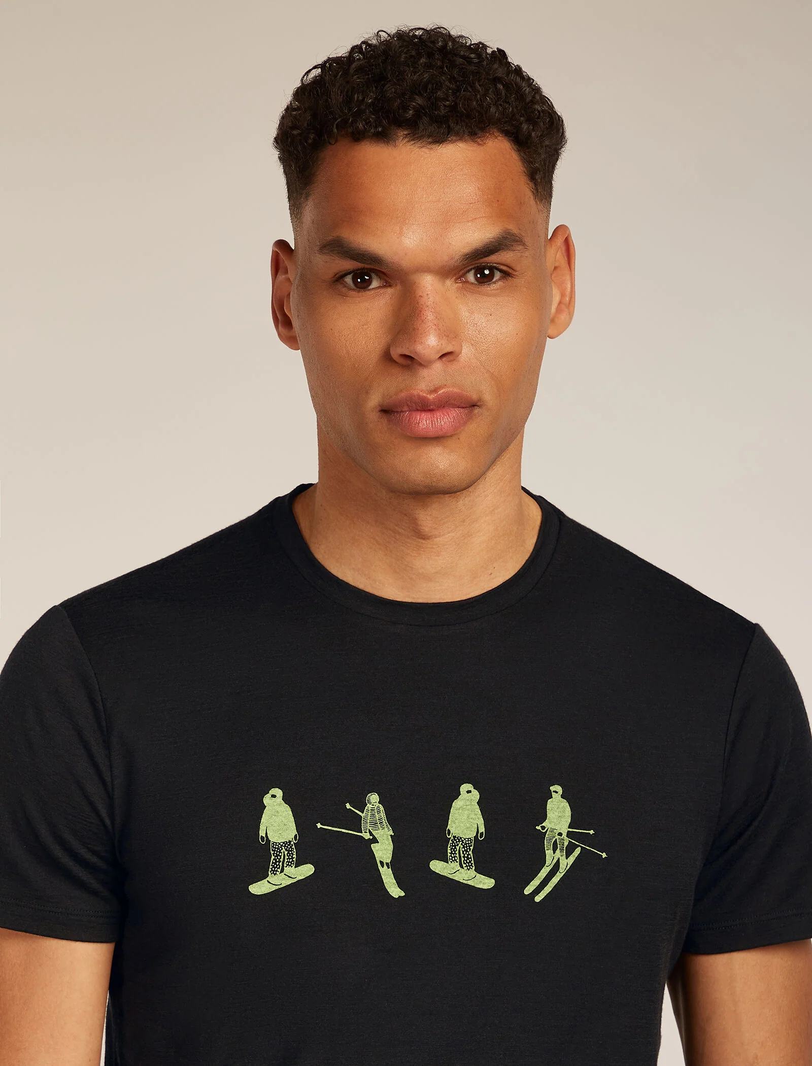 Men’s Merino 150 Tech Lite Short Sleeve T-Shirt Snow Day - Image 4
