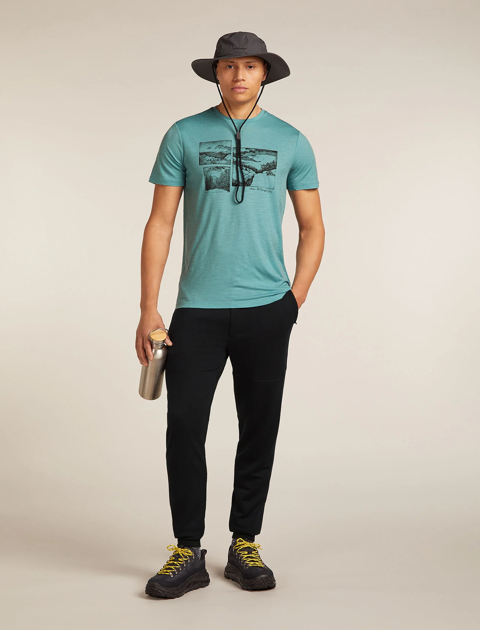 Men’s Merino 150 Tech Lite Short Sleeve T-Shirt The Climb - Image 4