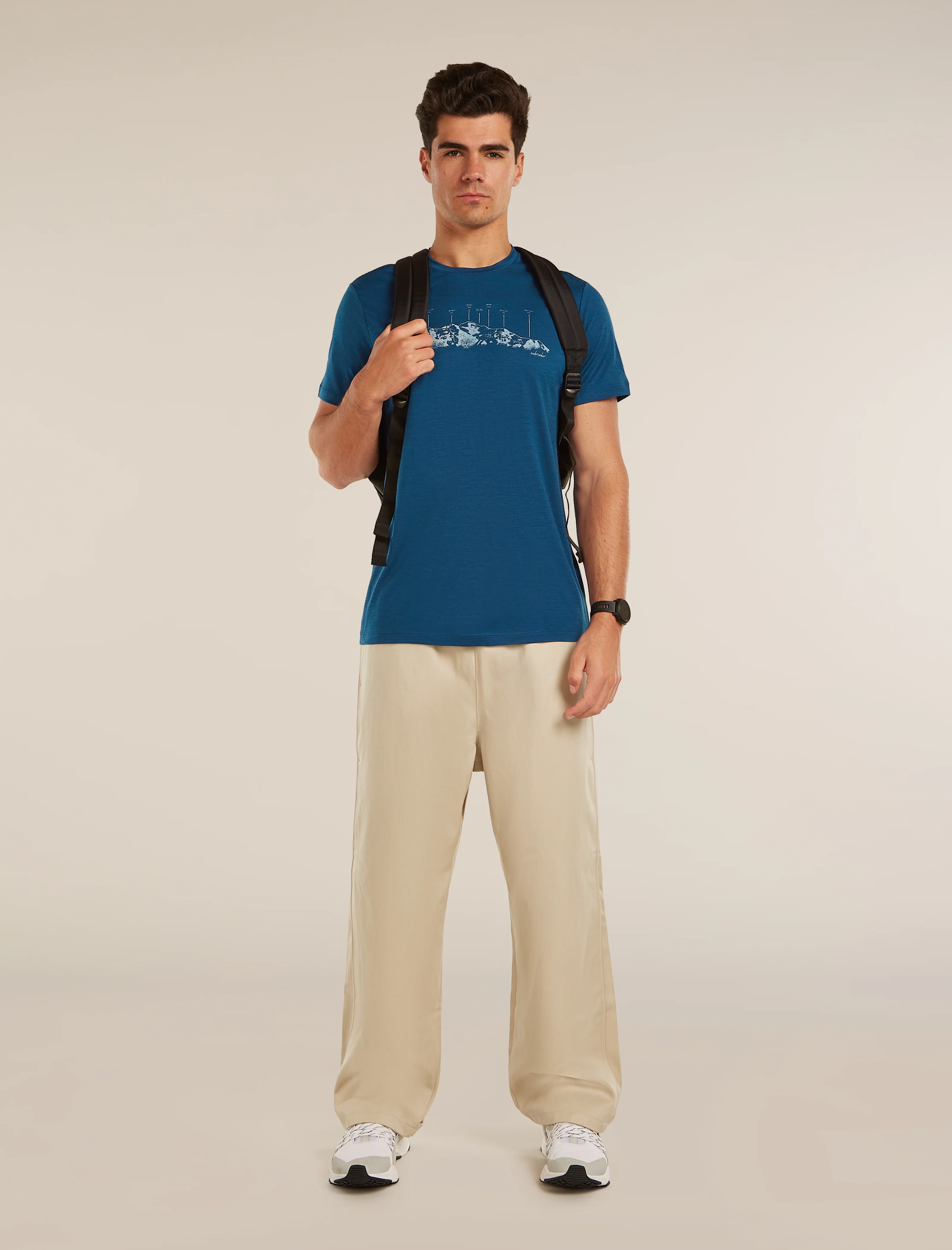 Men’s Merino 150 Tech Lite Short Sleeve T-Shirt The Peaks - Image 4