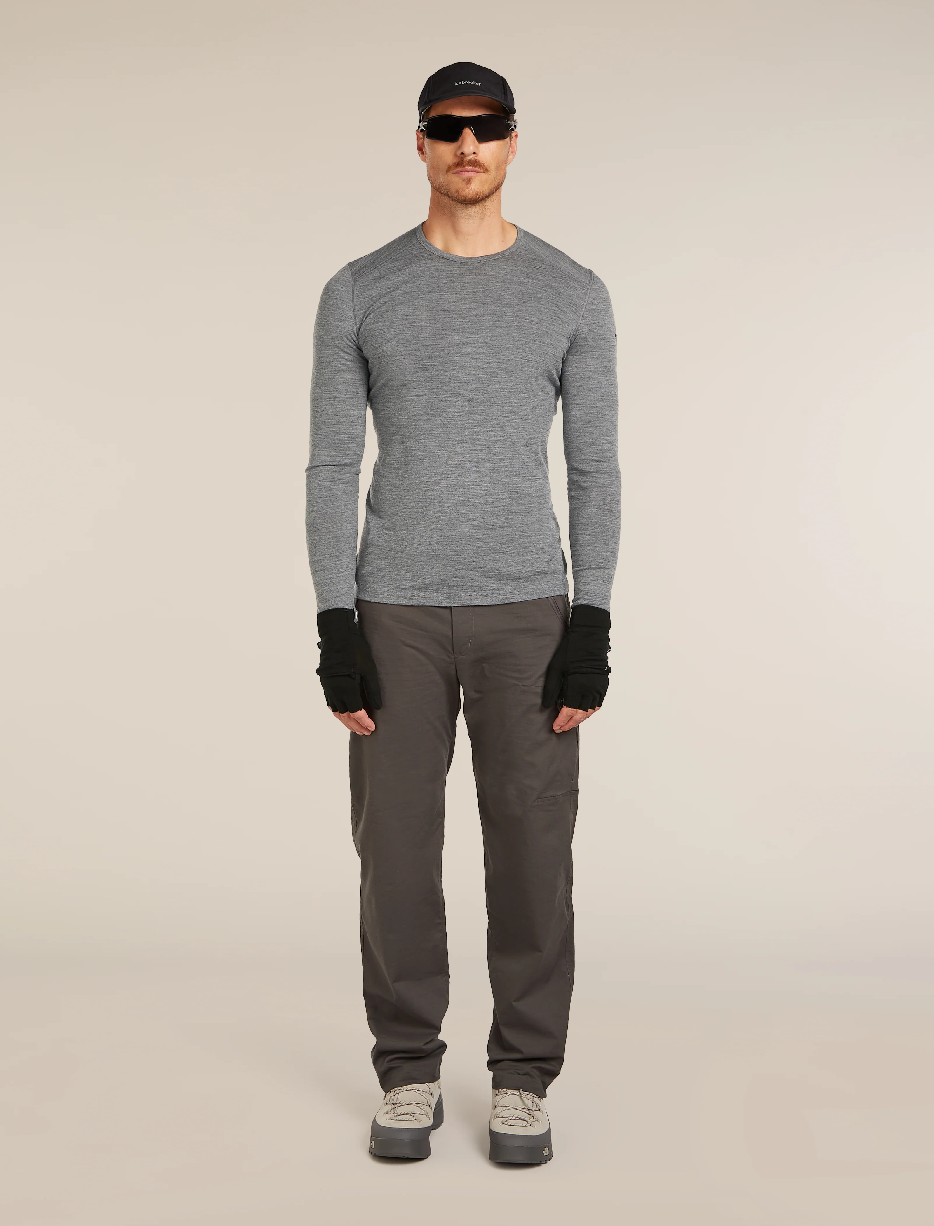 Men’s Merino 200 Oasis Long Sleeve Crew Thermal Top - Image 4