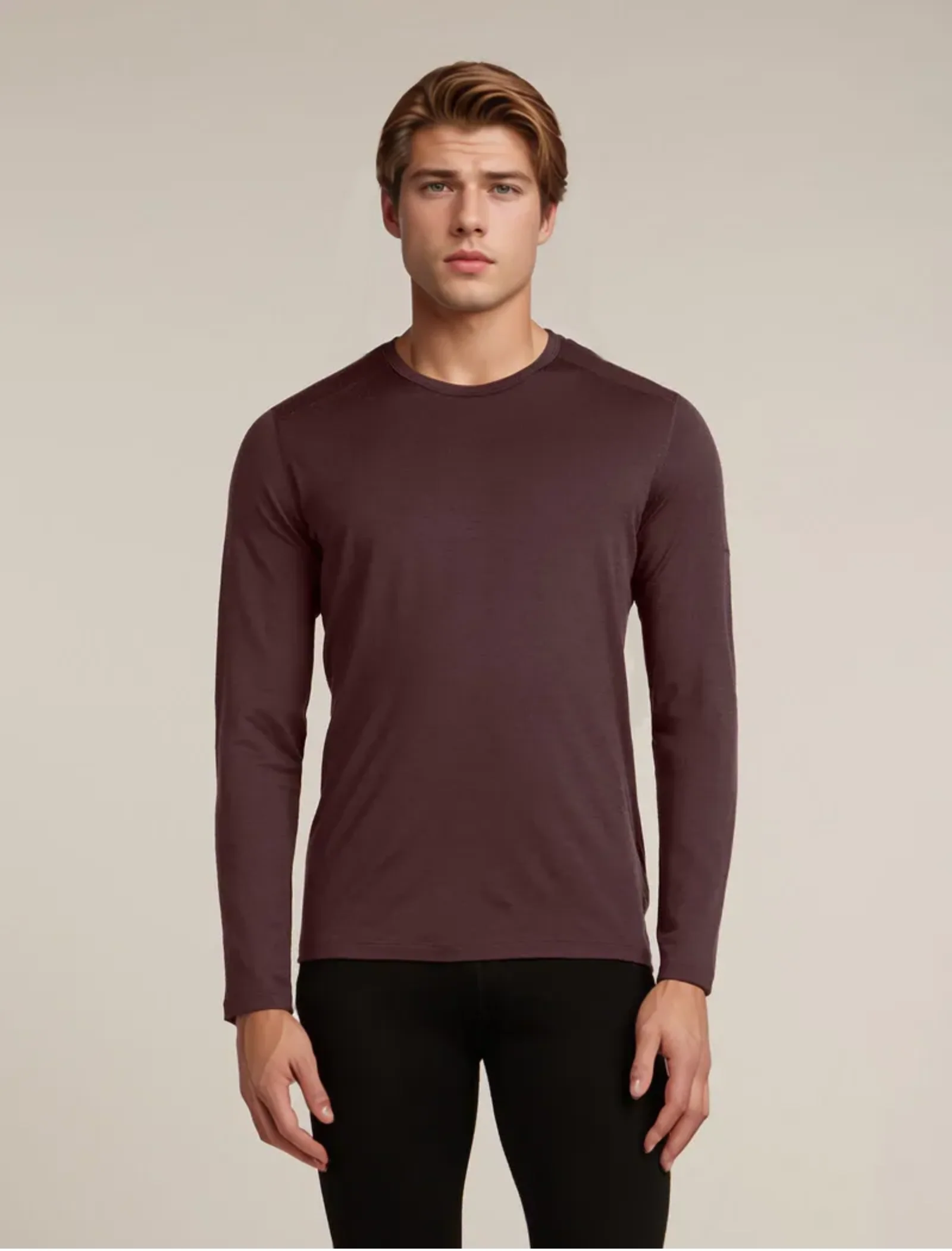 Men’s Merino 200 Oasis Long Sleeve Crew Thermal Top - Image 8