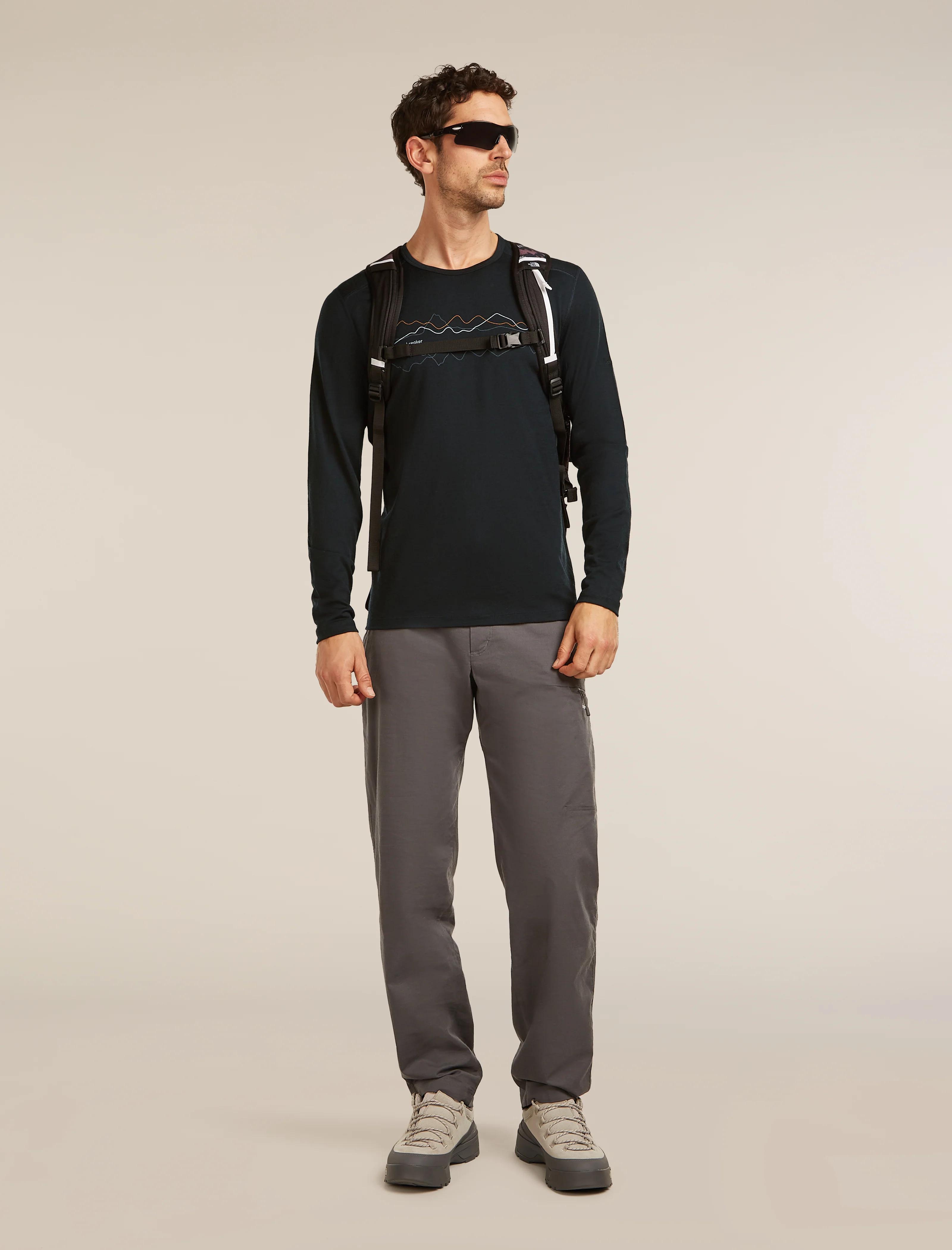 Men’s Merino 200 Oasis Long Sleeve Crewe Icebreaker - Image 4