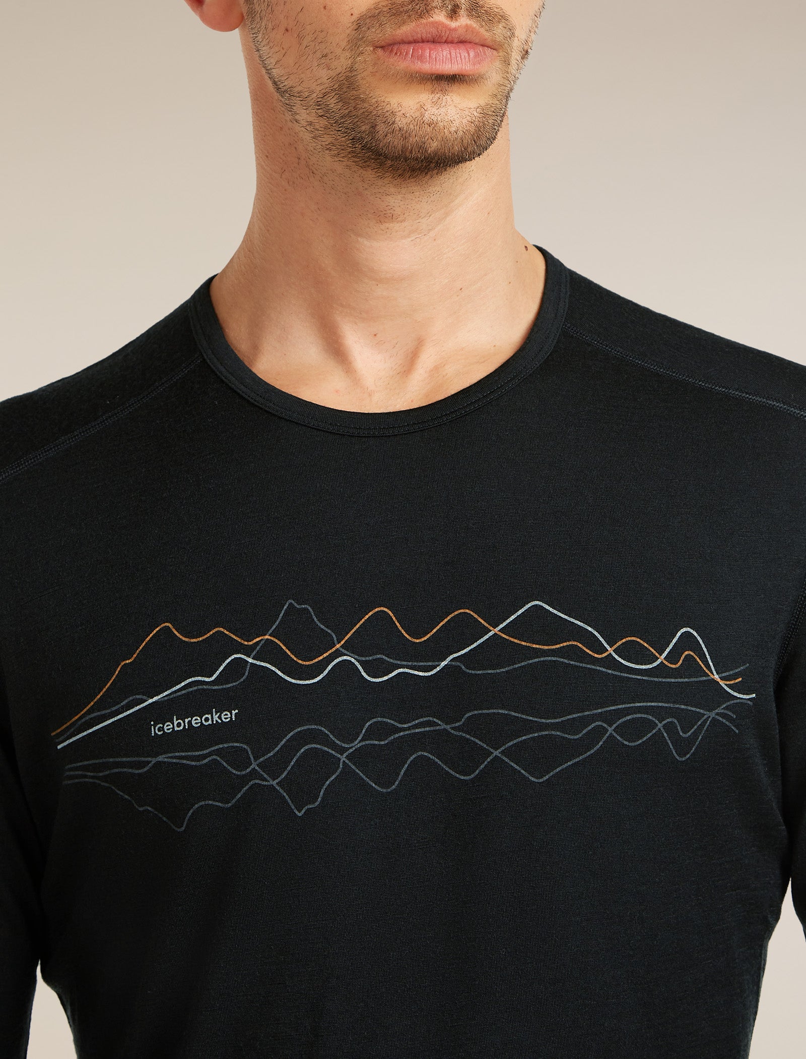 Men’s Merino 200 Oasis Long Sleeve Crewe Icebreaker - Image 6