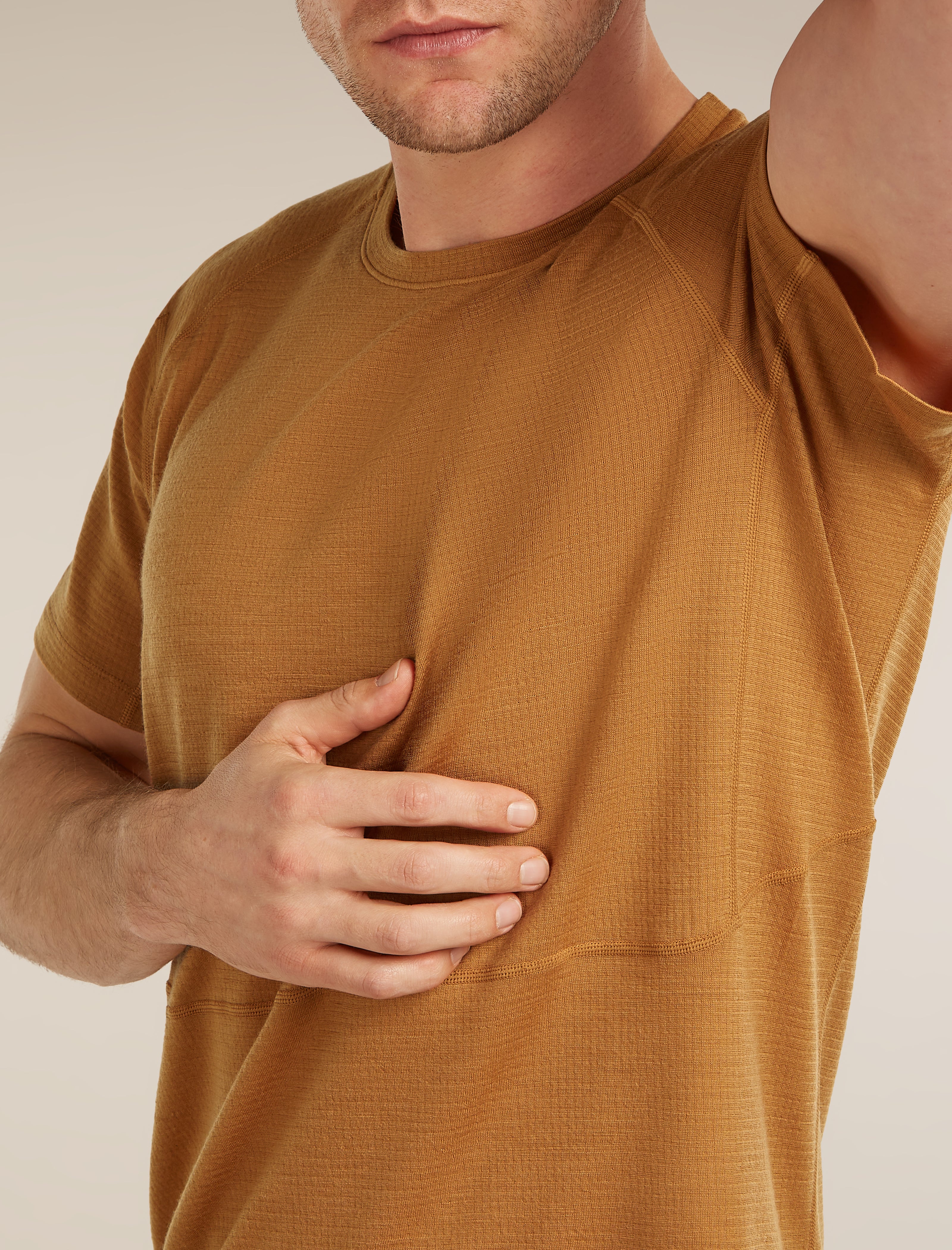 Men’s Merino 200 Waffle Elevation Short Sleeve T-Shirt - Image 6