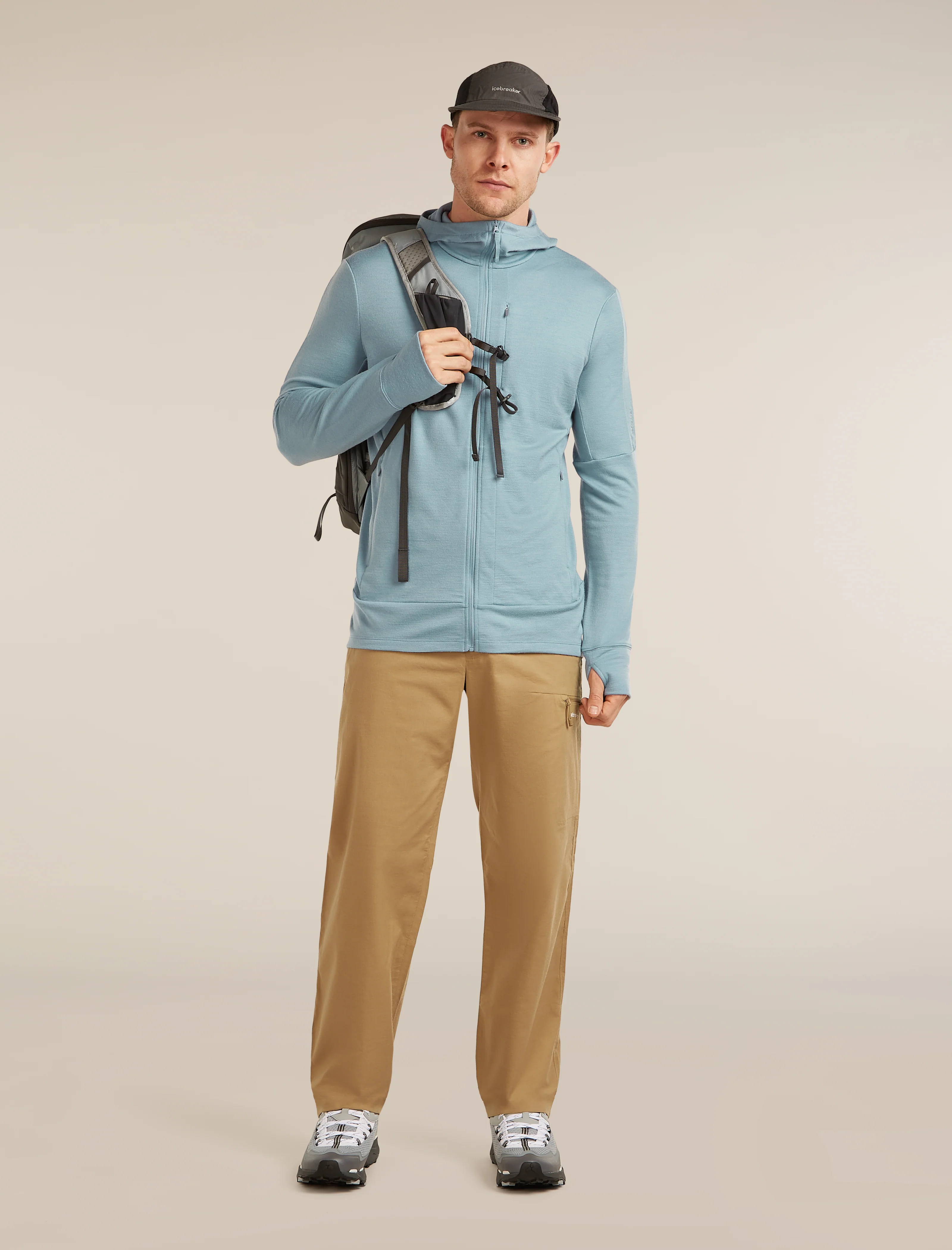Men’s Merino 260 Quantum Long Sleeve Zip Hoodie - Image 4