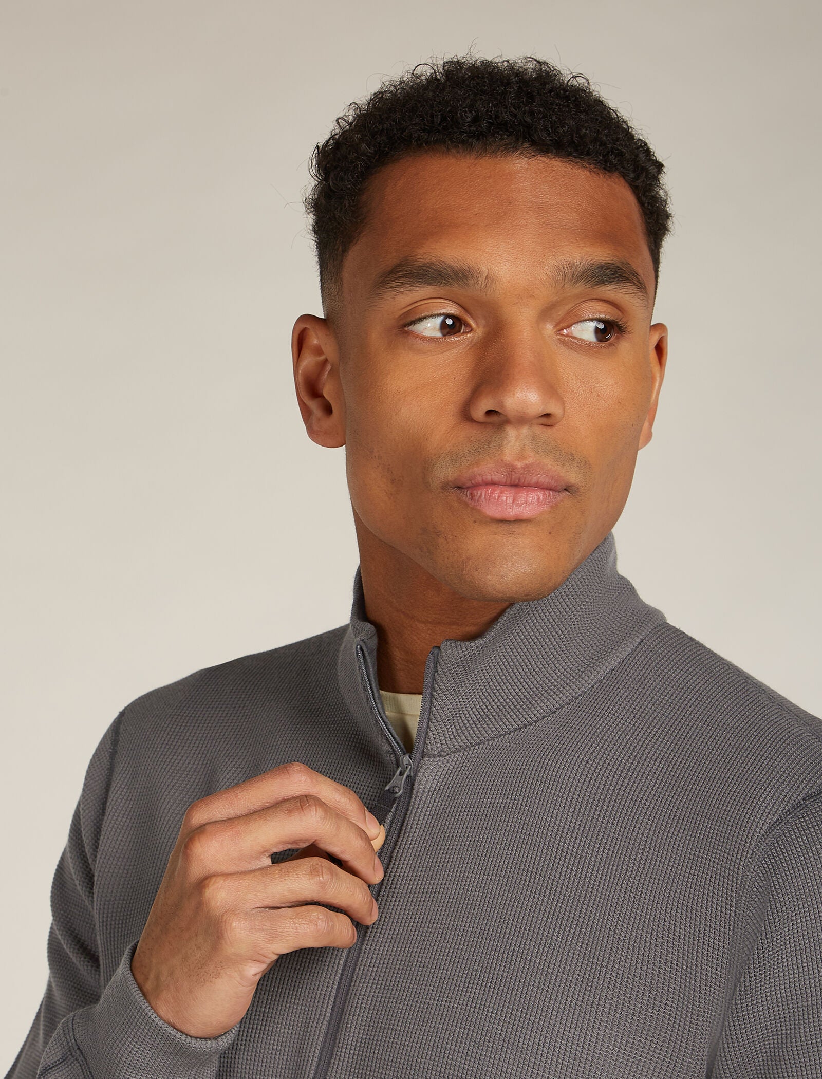 Men’s Merino 260 Waffle Knit Wander Long Sleeve Half Zip - Image 7