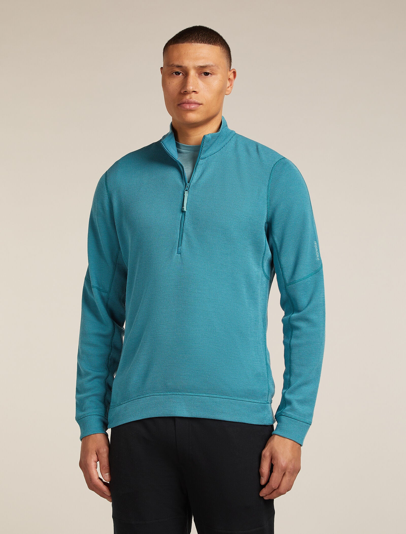 Men’s Merino 260 Waffle Knit Wander Long Sleeve Half Zip