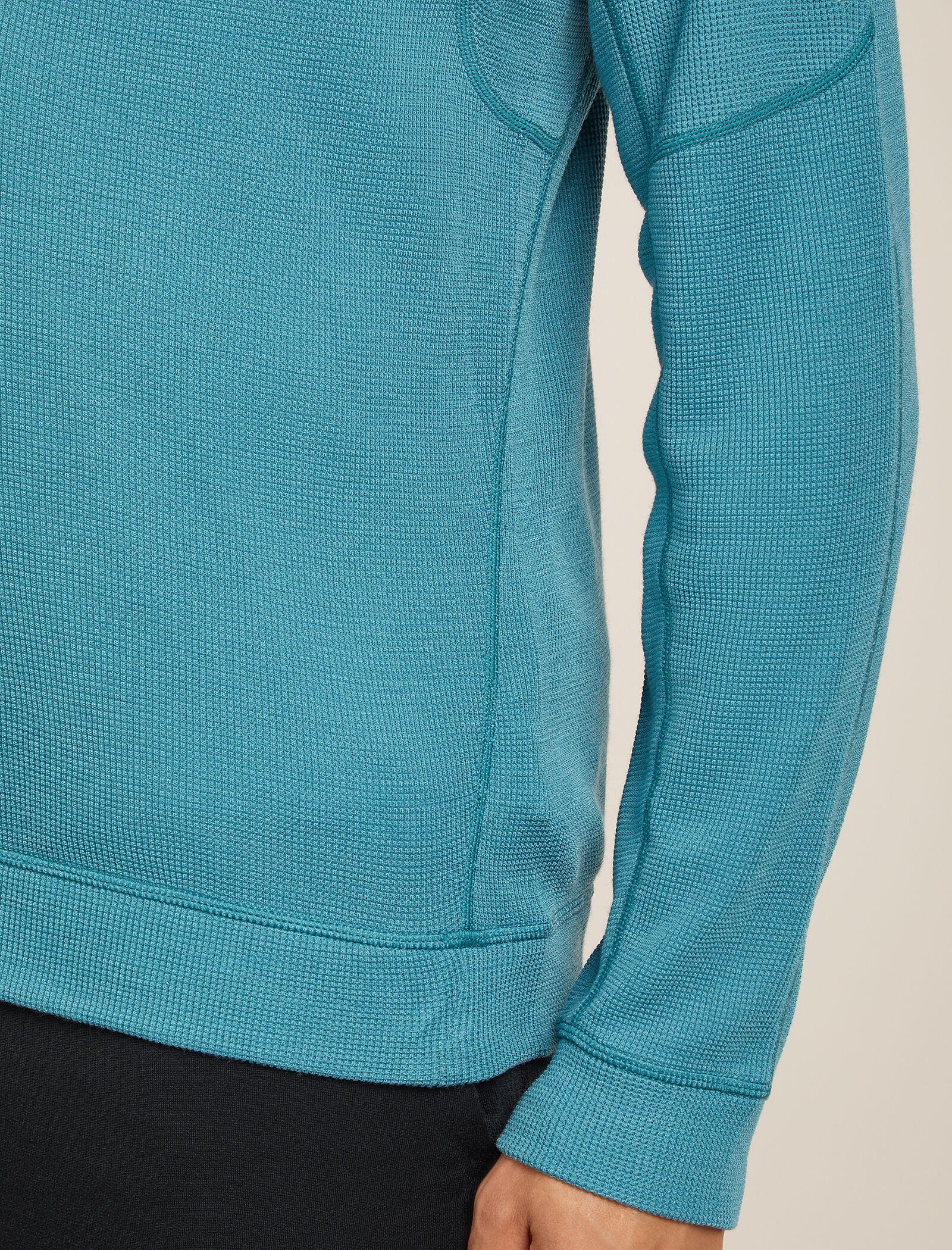 Men’s Merino 260 Waffle Knit Wander Long Sleeve Half Zip - Image 7