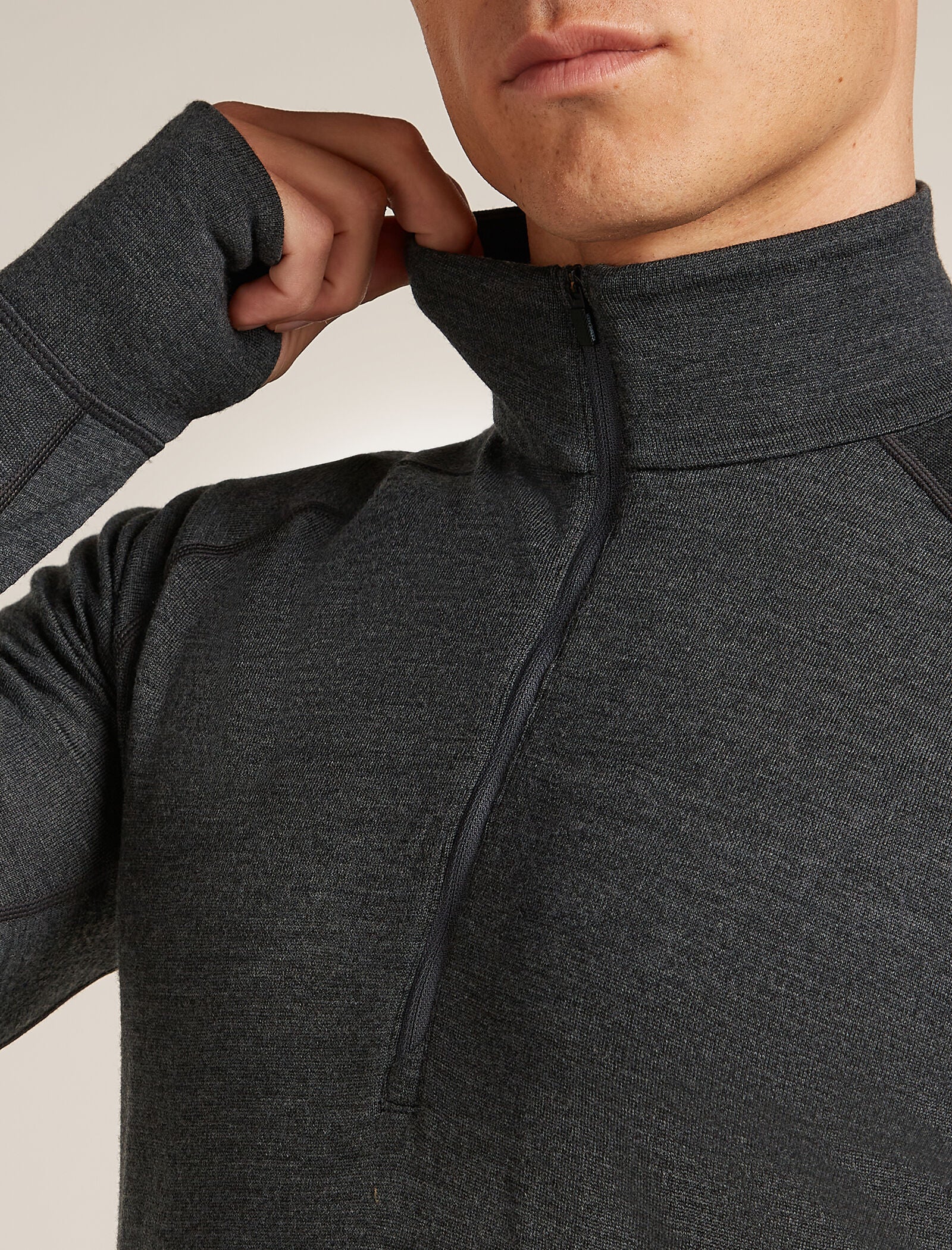 Men’s Merino 260 ZoneKnit™ long sleeve Half Zip - Image 6