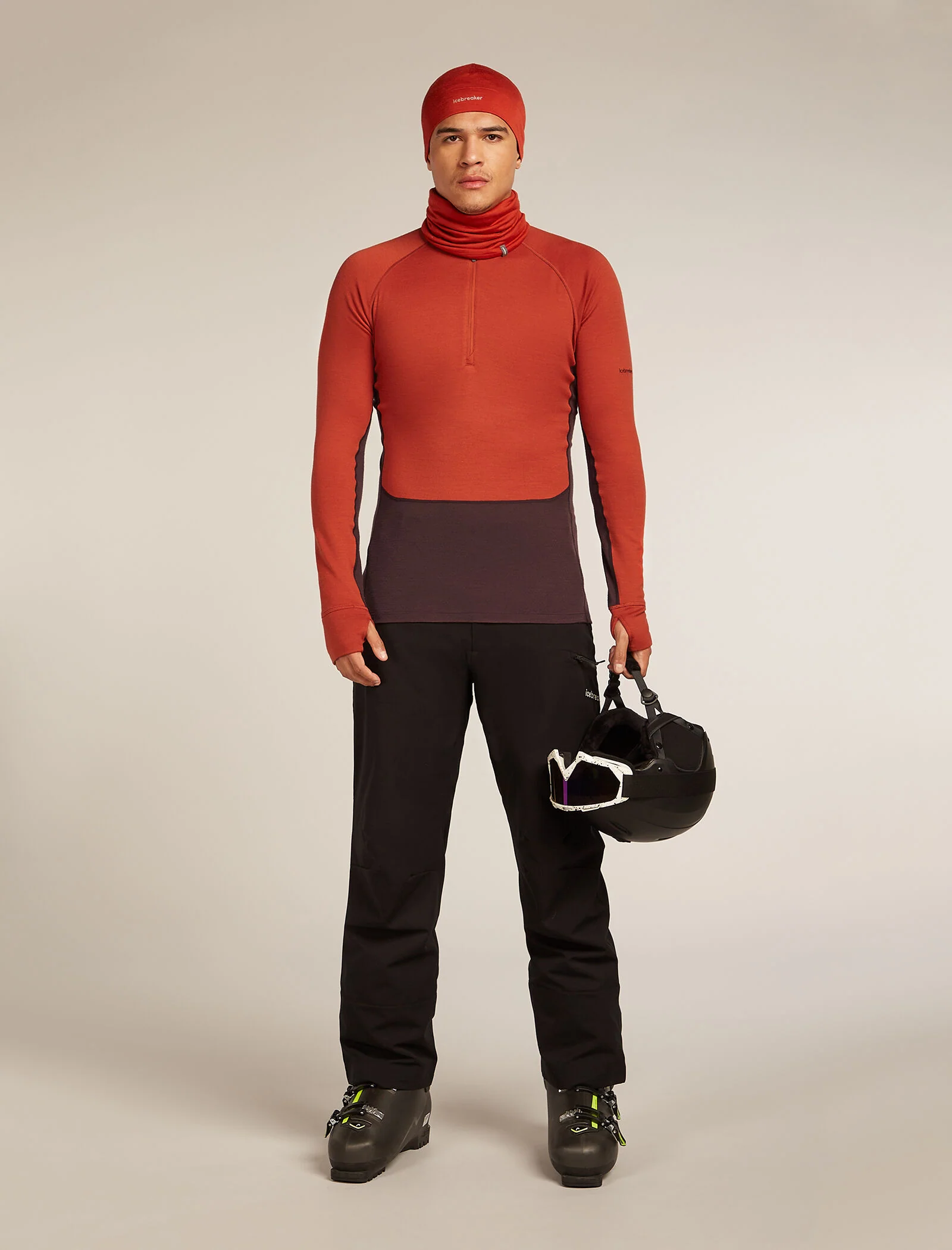 Men’s Merino 260 ZoneKnit™ long sleeve Half Zip - Image 4