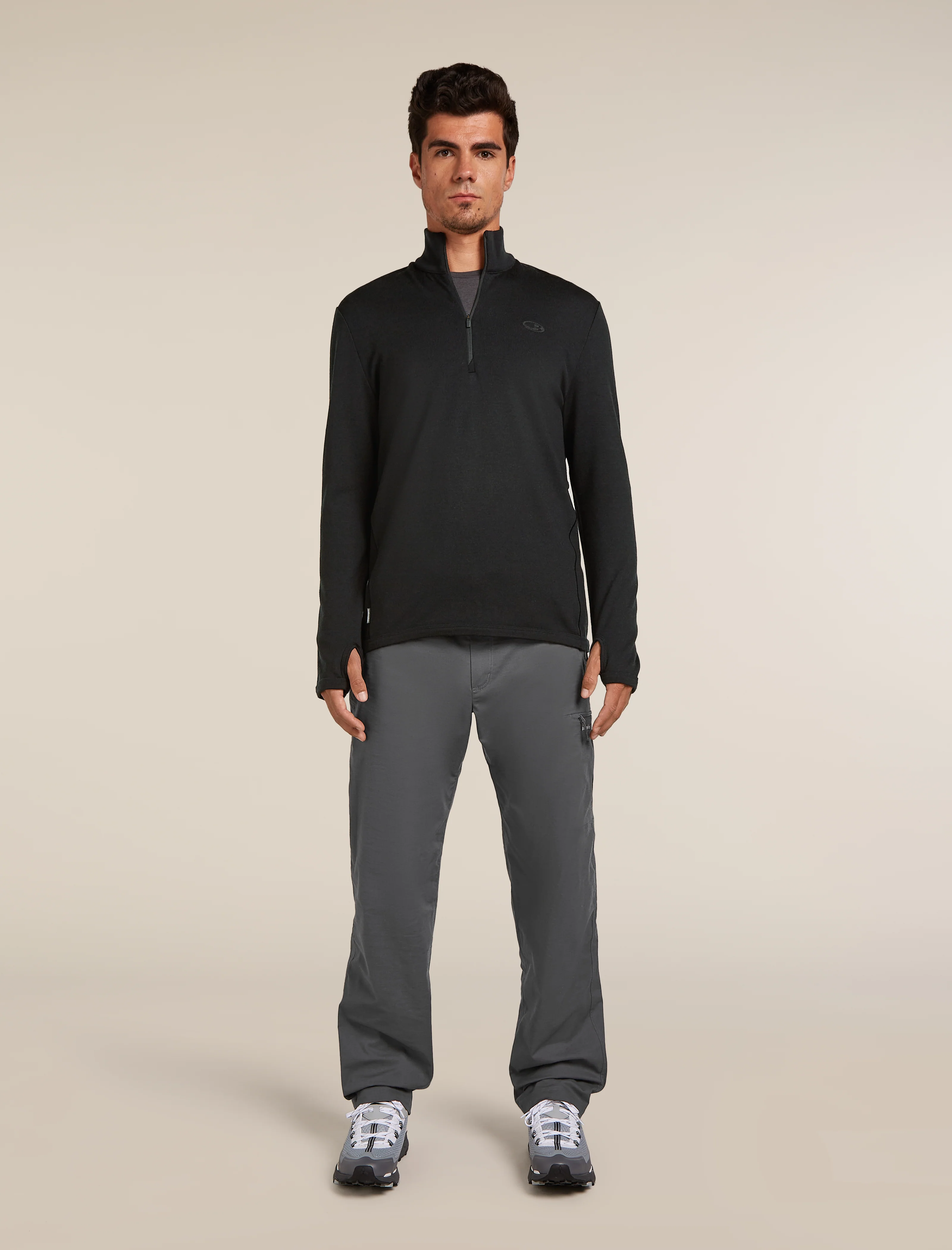 Men’s Merino 300 Original Long Sleeve Half Zip Top - Image 3