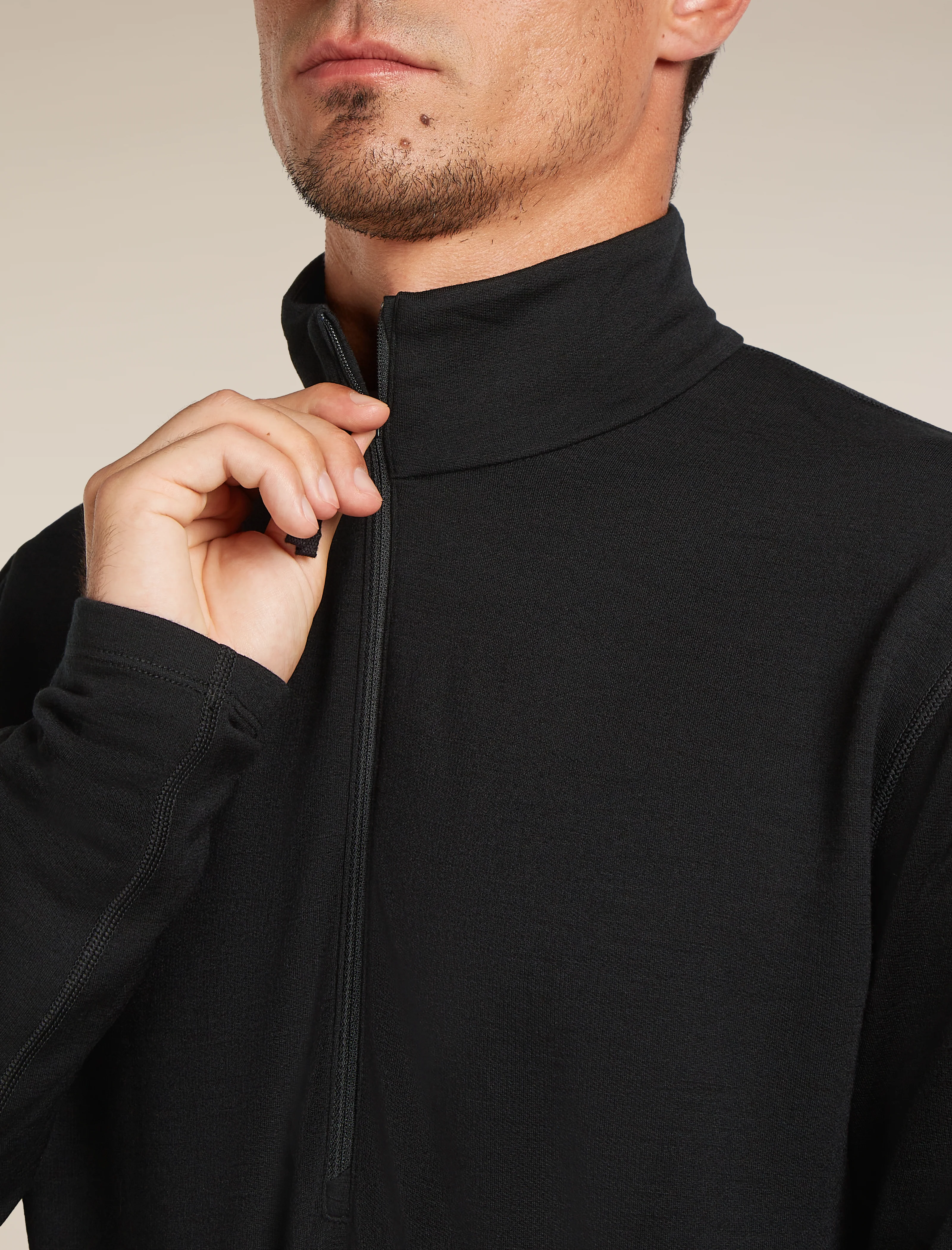 Men’s Merino 360 Realfleece™ Elemental Long Sleeve Half Zip Top - Image 8