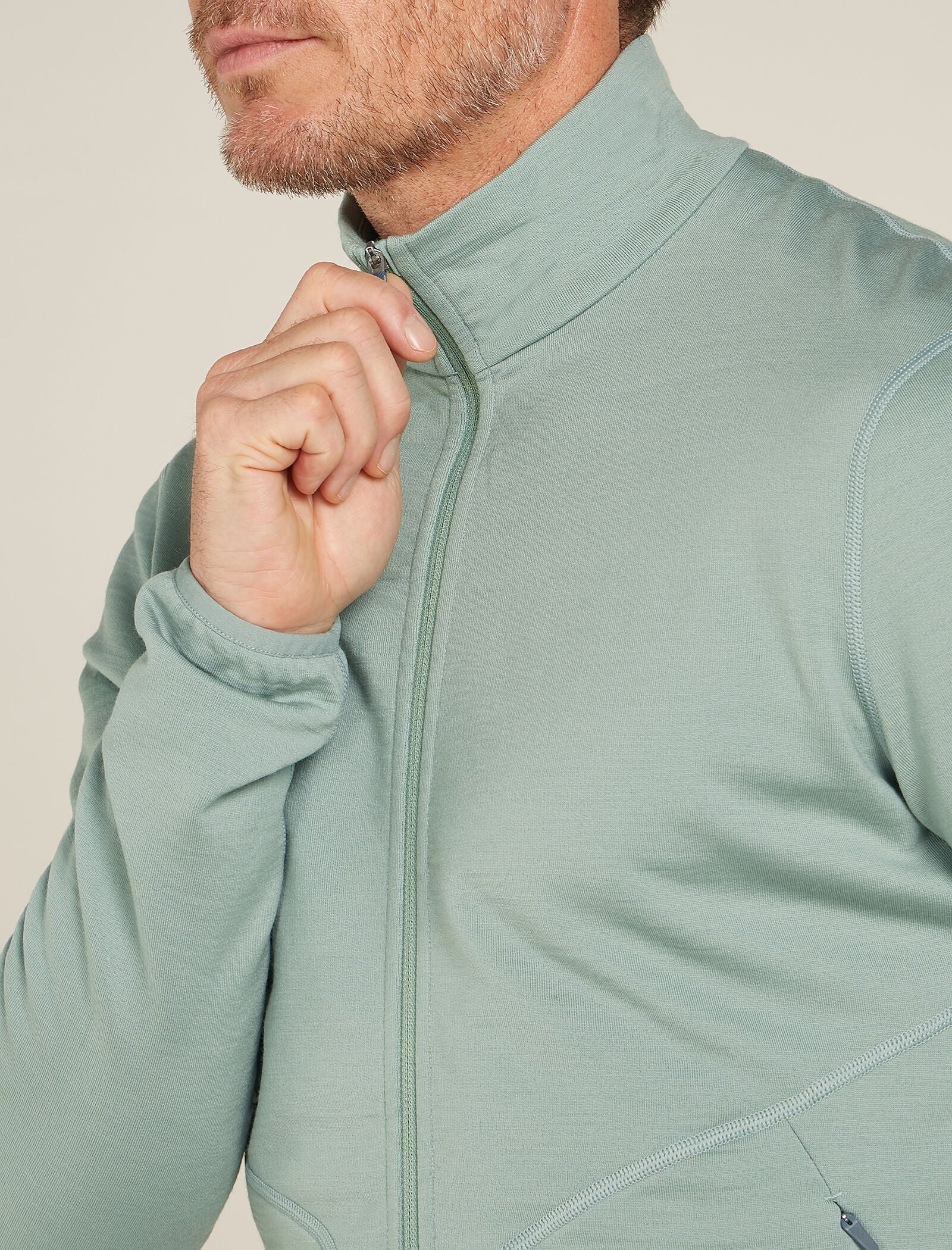 Men’s Merino 560 Realfleece™ Elemental Long Sleeve Zip Jacket - Image 8