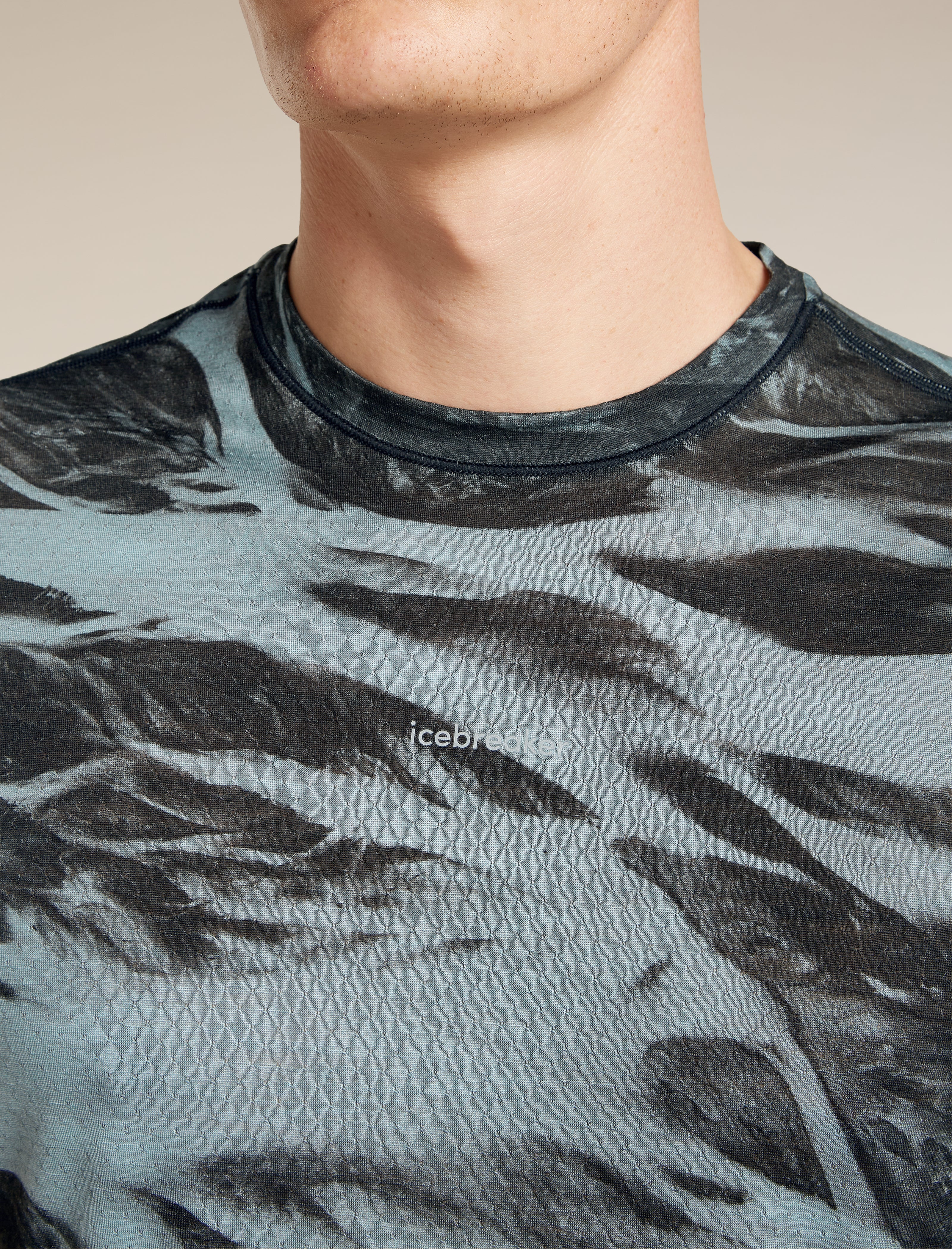 Men’s Merino Blend 125 Cool-Lite™ Speed Short Sleeve T-Shirt Motion AOP - Image 6
