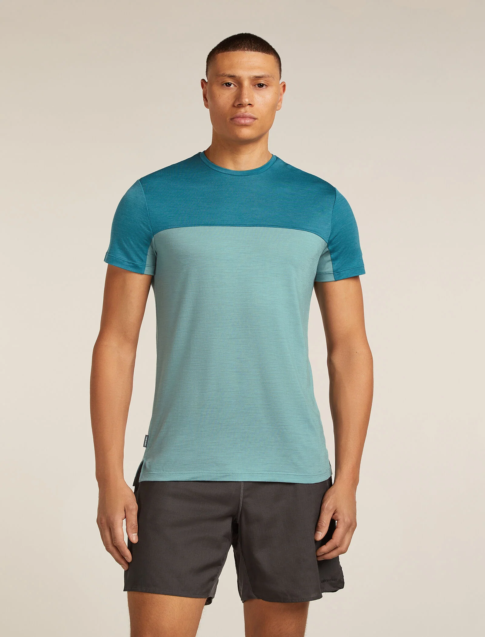 Men’s Merino Blend 125 Cool-Lite™ Sphere Short Sleeve T-Shirt Colour Block