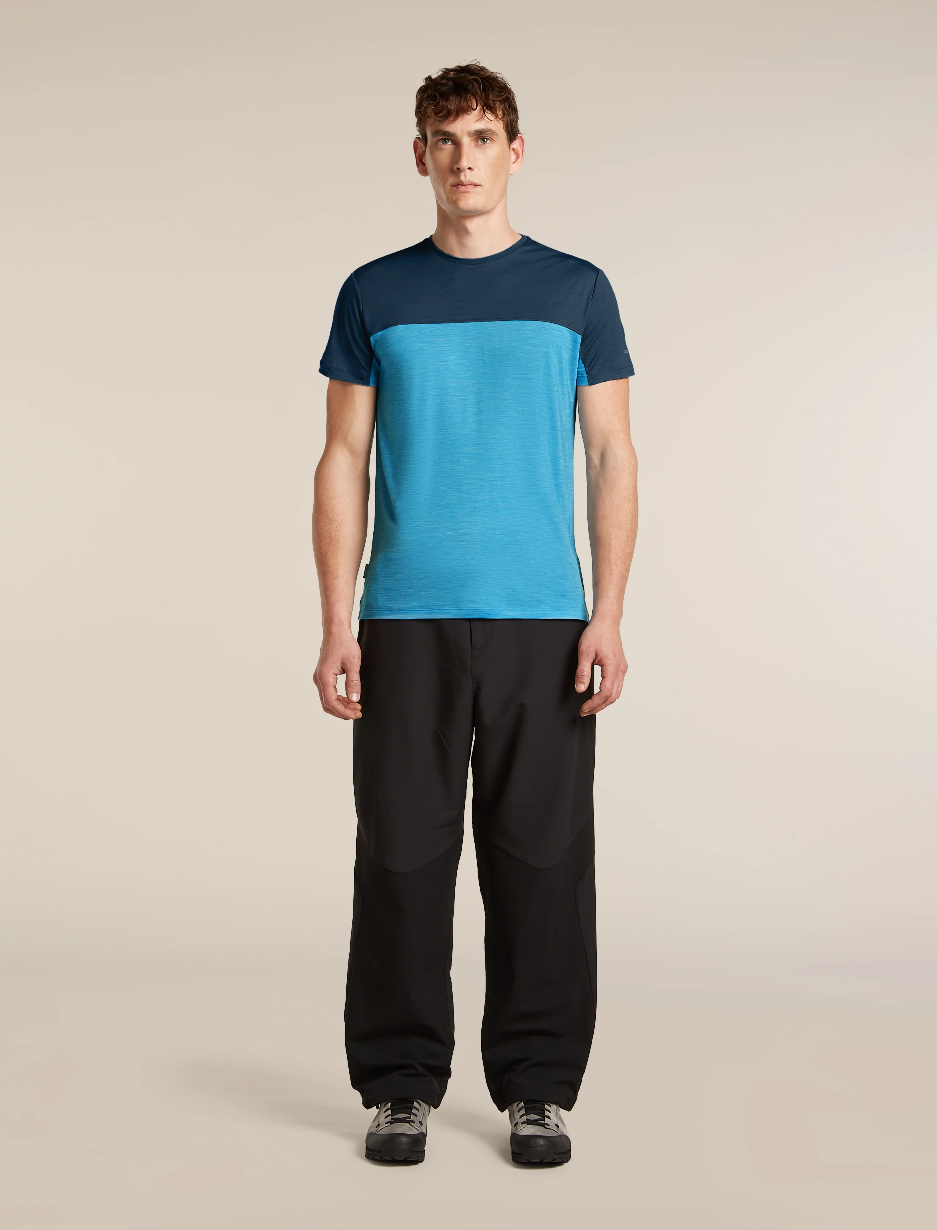 Men’s Merino Blend 125 Cool-Lite™ Sphere Short Sleeve T-Shirt Colour Block - Image 3