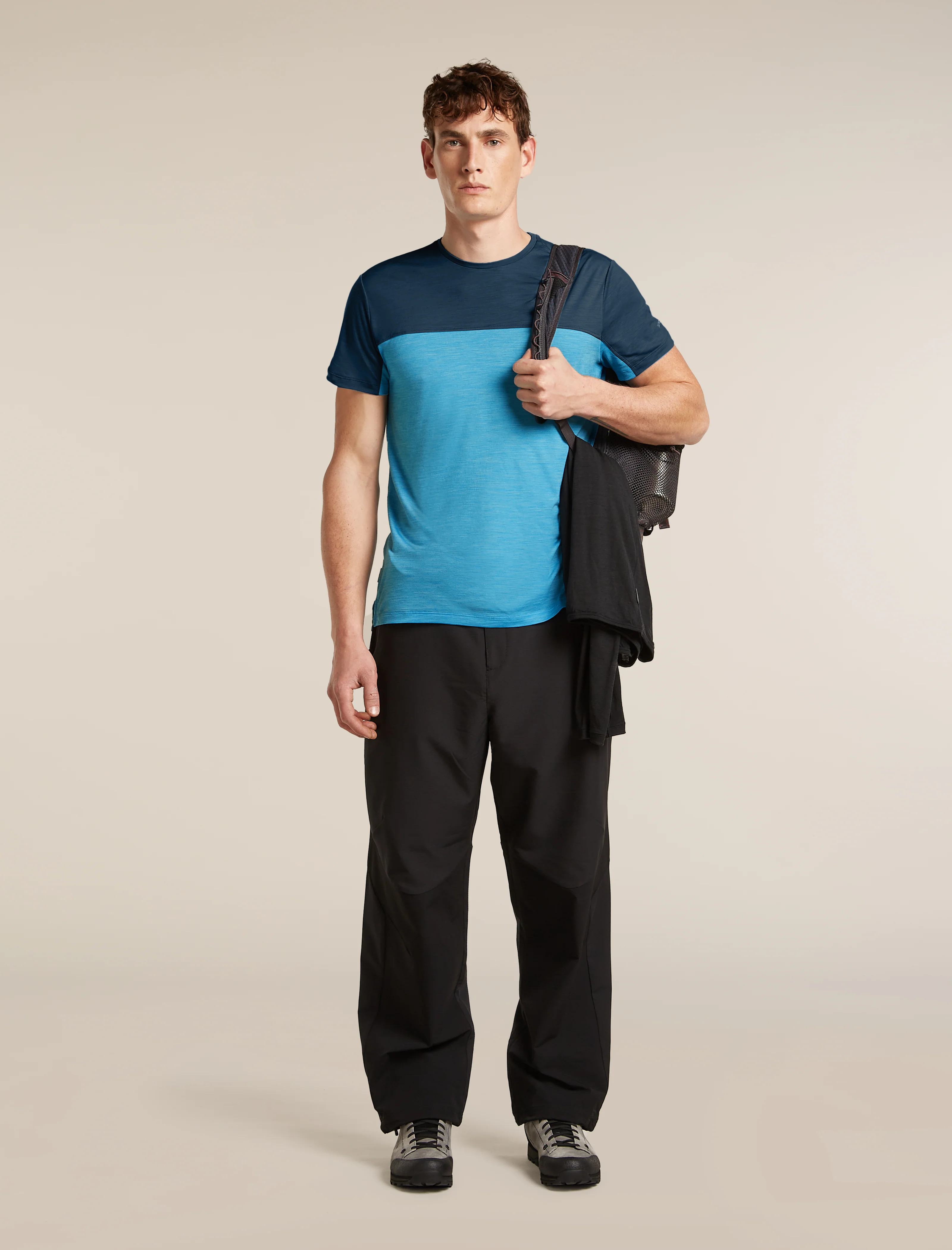 Men’s Merino Blend 125 Cool-Lite™ Sphere Short Sleeve T-Shirt Colour Block - Image 4