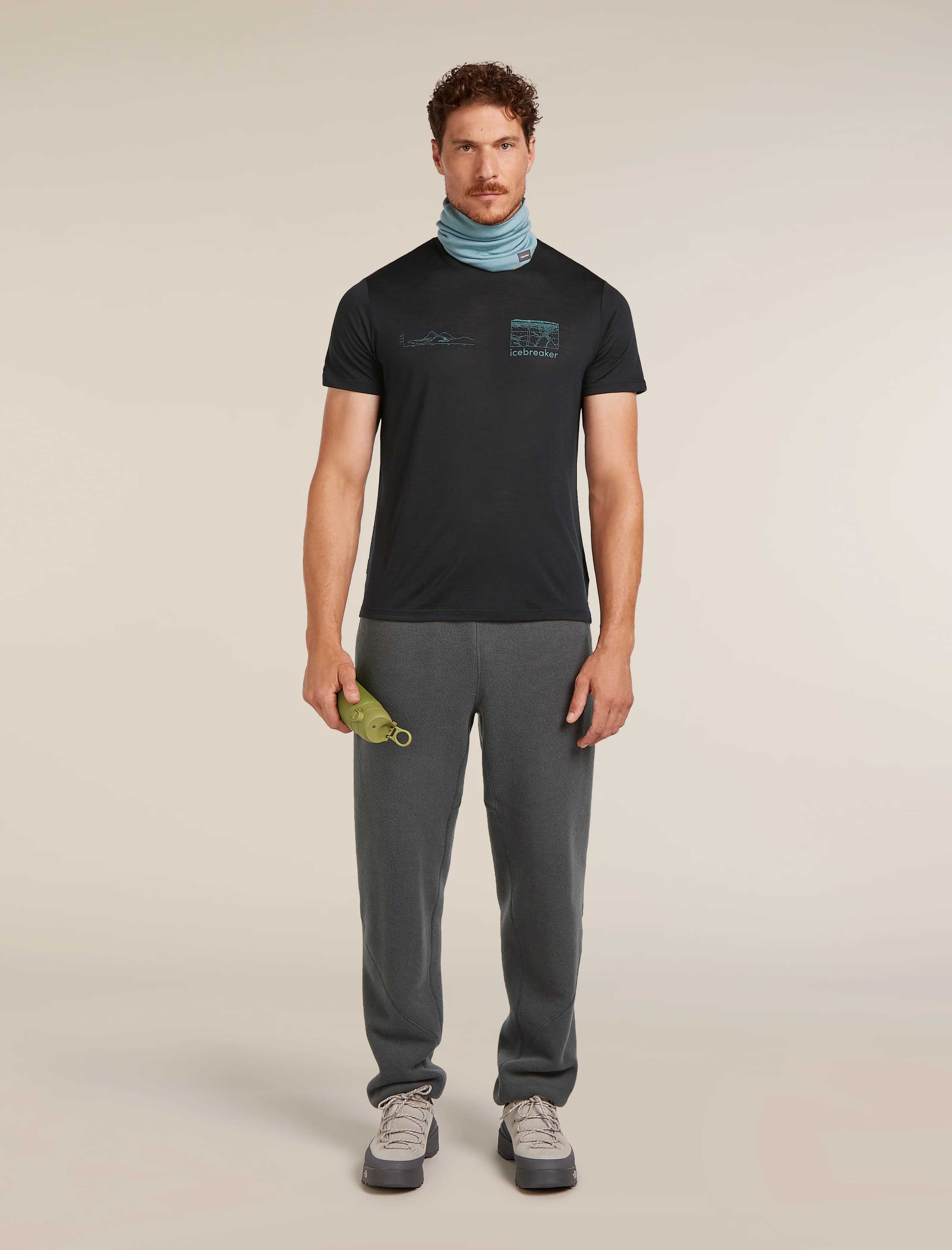 Men’s Merino Blend 125 Cool-Lite™ Sphere Short Sleeve T-Shirt Trail - Image 4