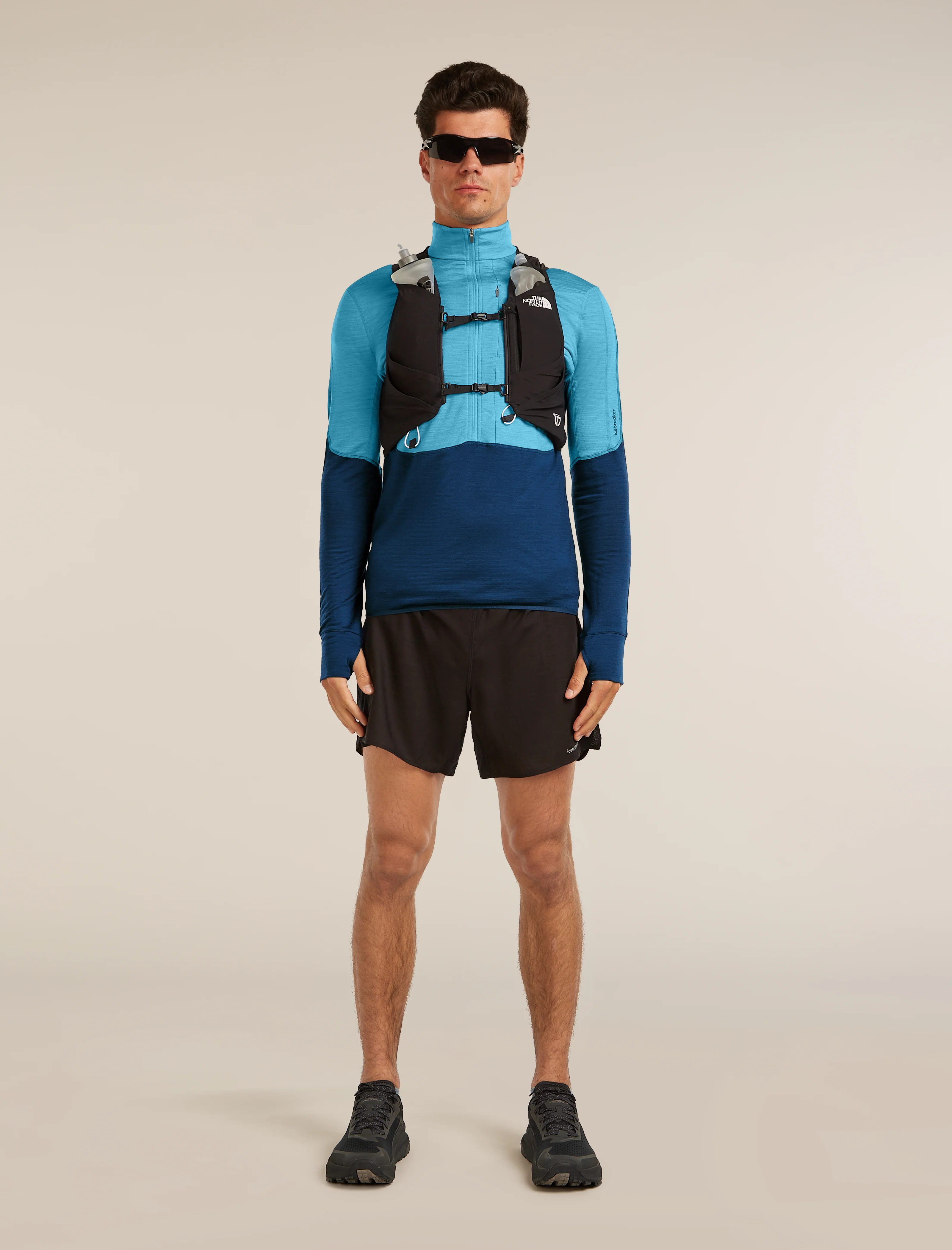 Men’s Merino Blend 200 RealFleece™ Descender Long Sleeve Half Zip - Image 4