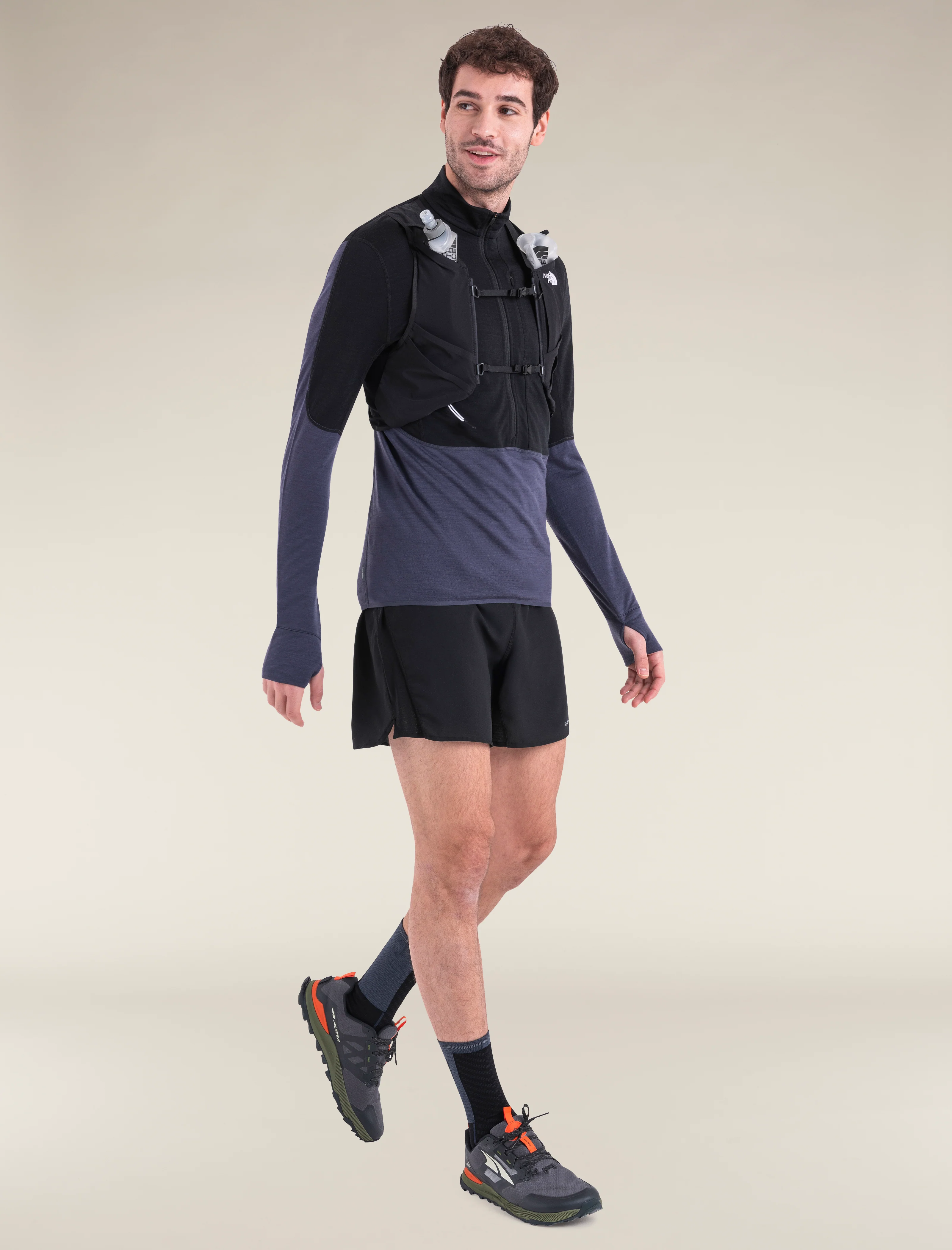 Men’s Merino Blend 200 Realfleece™ Descender Long Sleeve Half Zip Top - Image 4