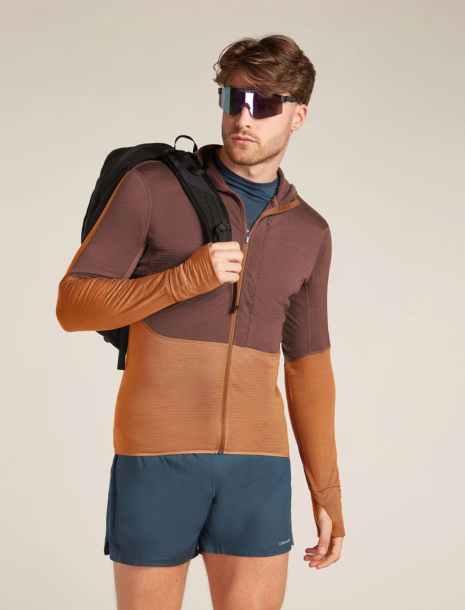 Men’s Merino Blend 200 Realfleece™ Descender Long Sleeve Zip Hoodie - Image 4