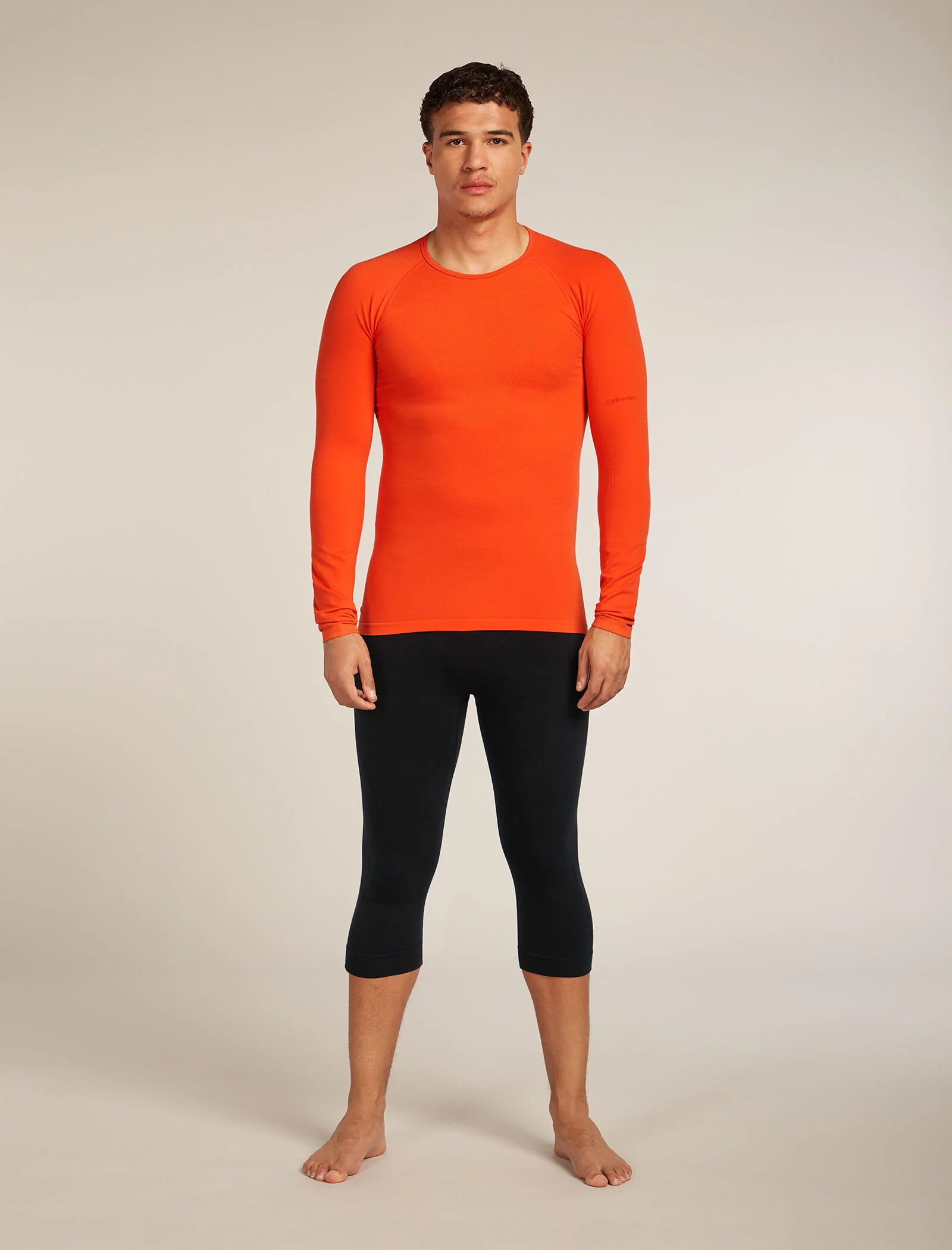 Men’s Merino Blend 260 ZoneKnit™ Seamless 18" 3/4 Tights - Image 3