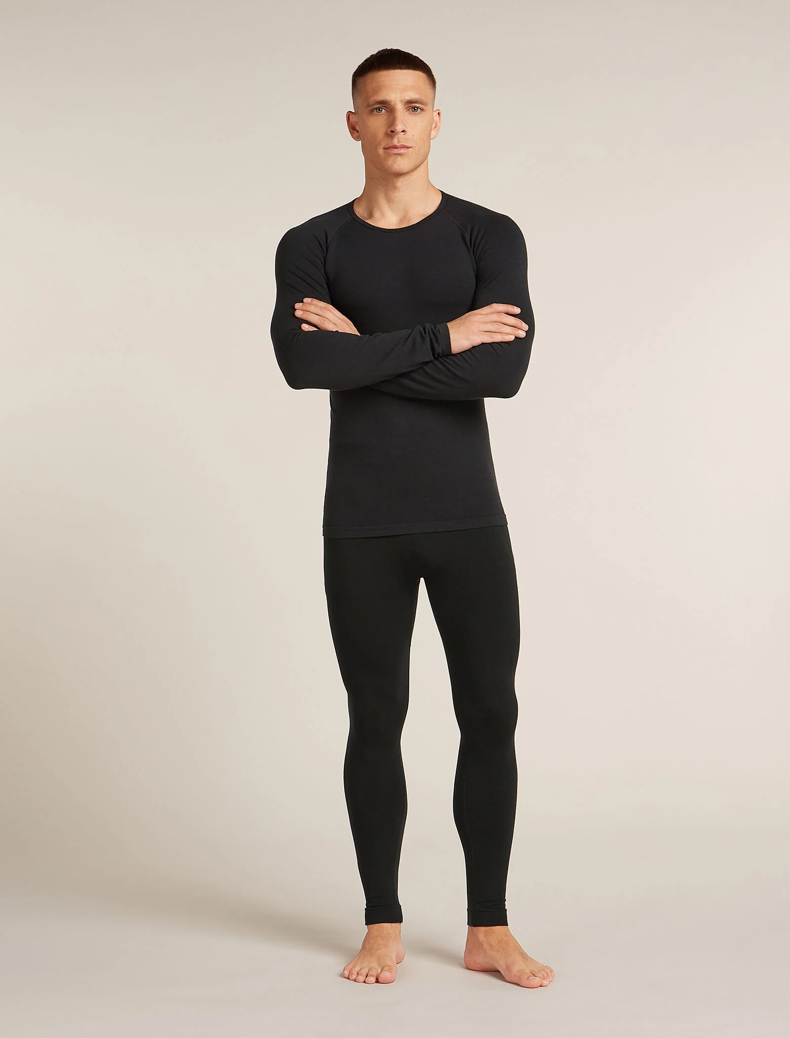 Men’s Merino Blend 260 ZoneKnit™ Seamless  Long Sleeve Crew Thermal Top - Image 3