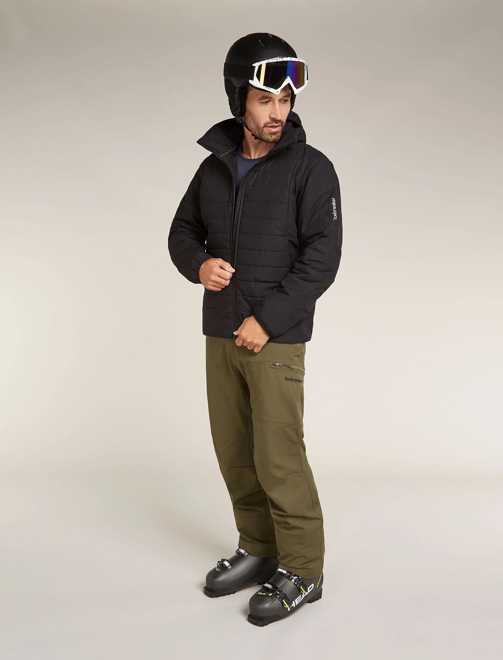 Men’s Merino Blend 260 ZoneKnit™ Seamless  Long Sleeve Crew Thermal Top - Image 4