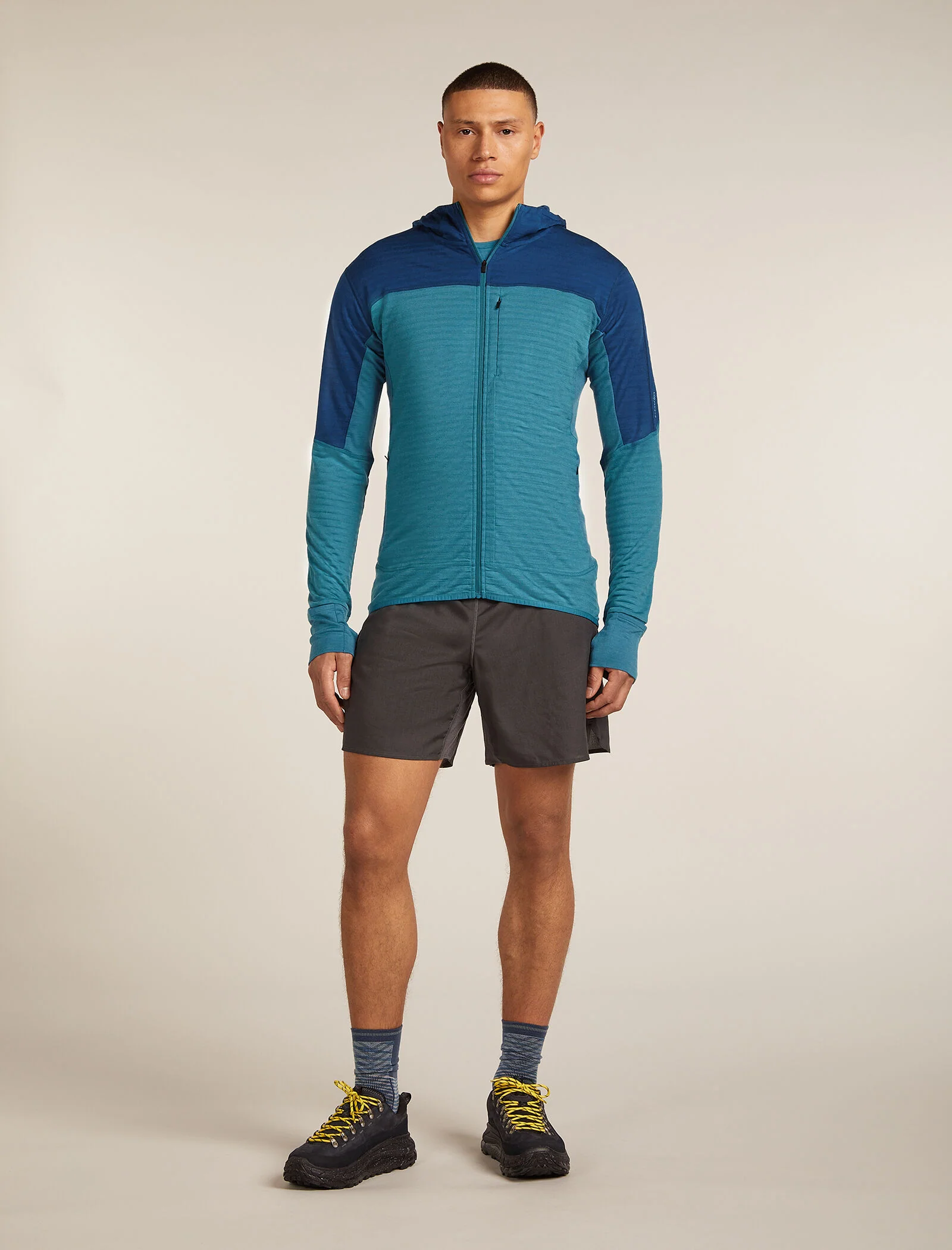 Men’s Merino Blend 300 RealFleece™ Descender Long Sleeve Zip Hoodie - Image 3