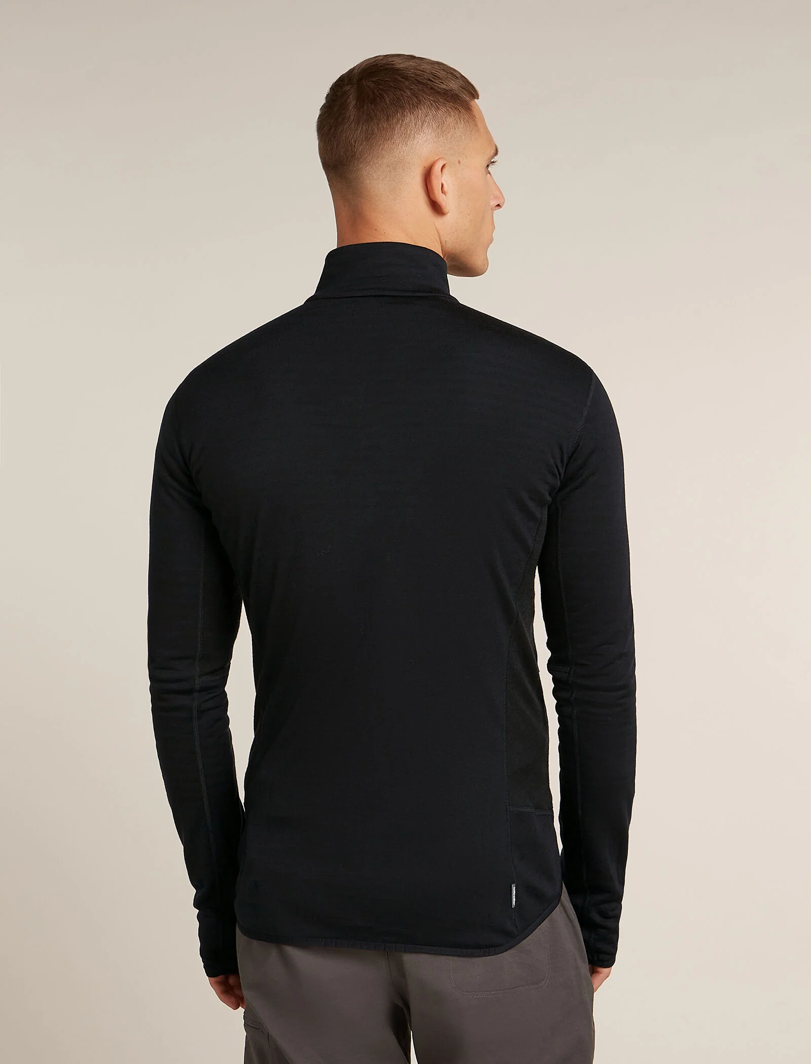 Men’s Merino Blend 300 RealFleece™ Descender Long Sleeve Zip Jacket - Image 2