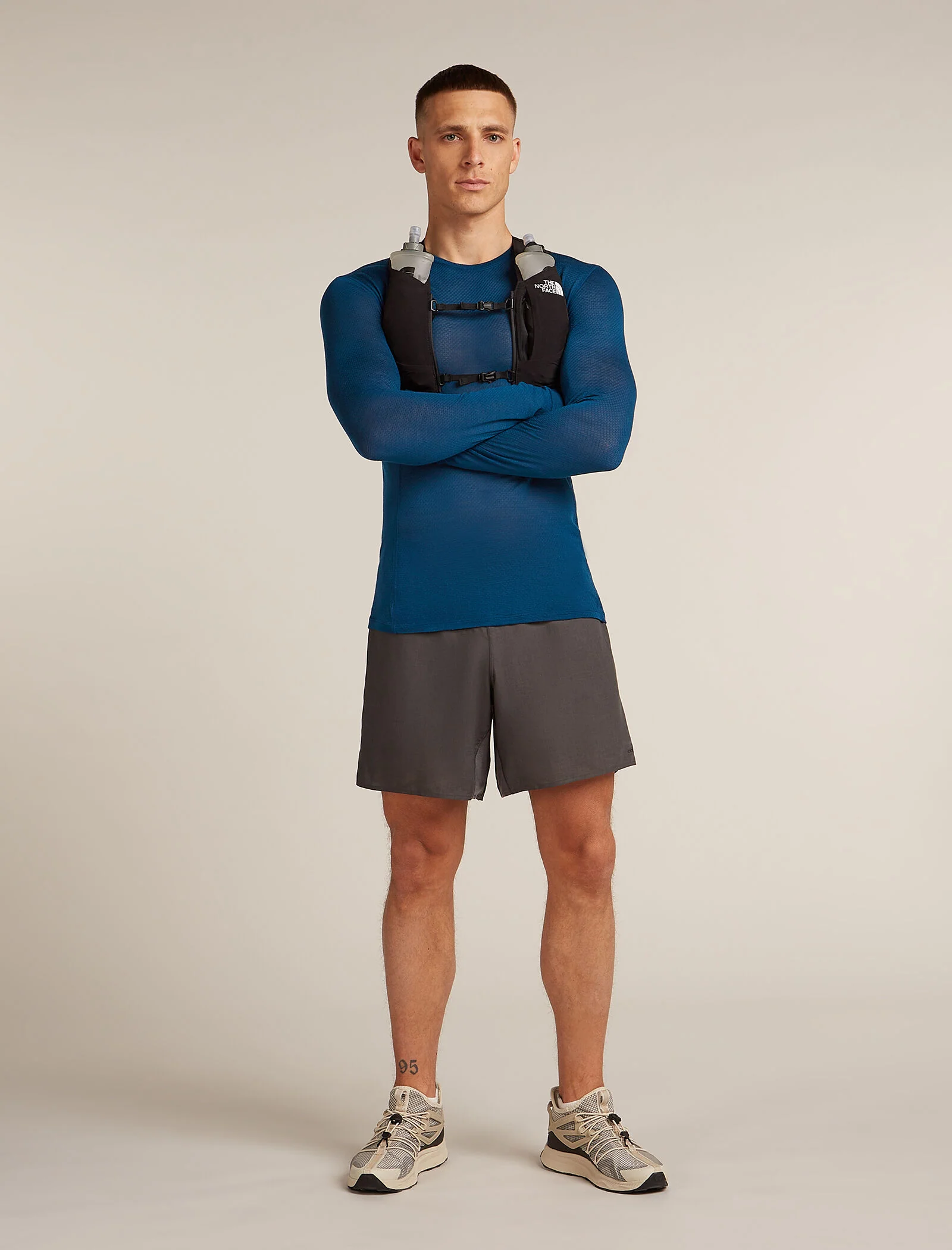 Men’s Merino Blend 75 Cool-Lite™ Featherlight™ Long Sleeve Crew Thermal Top - Image 4