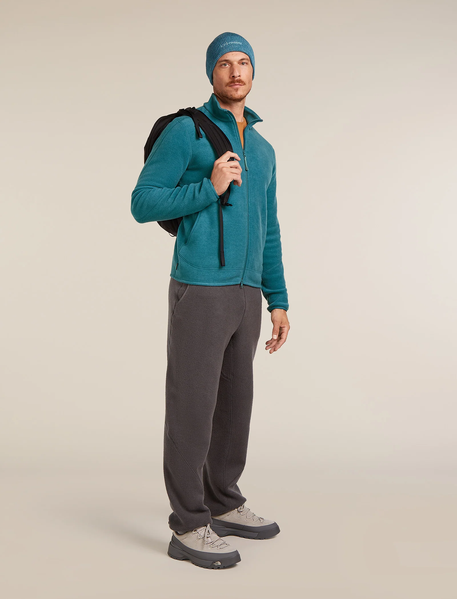 Men’s Merino Blend 800 RealFleece™ Classic Pile Long Sleeve Zip Jacket - Image 3